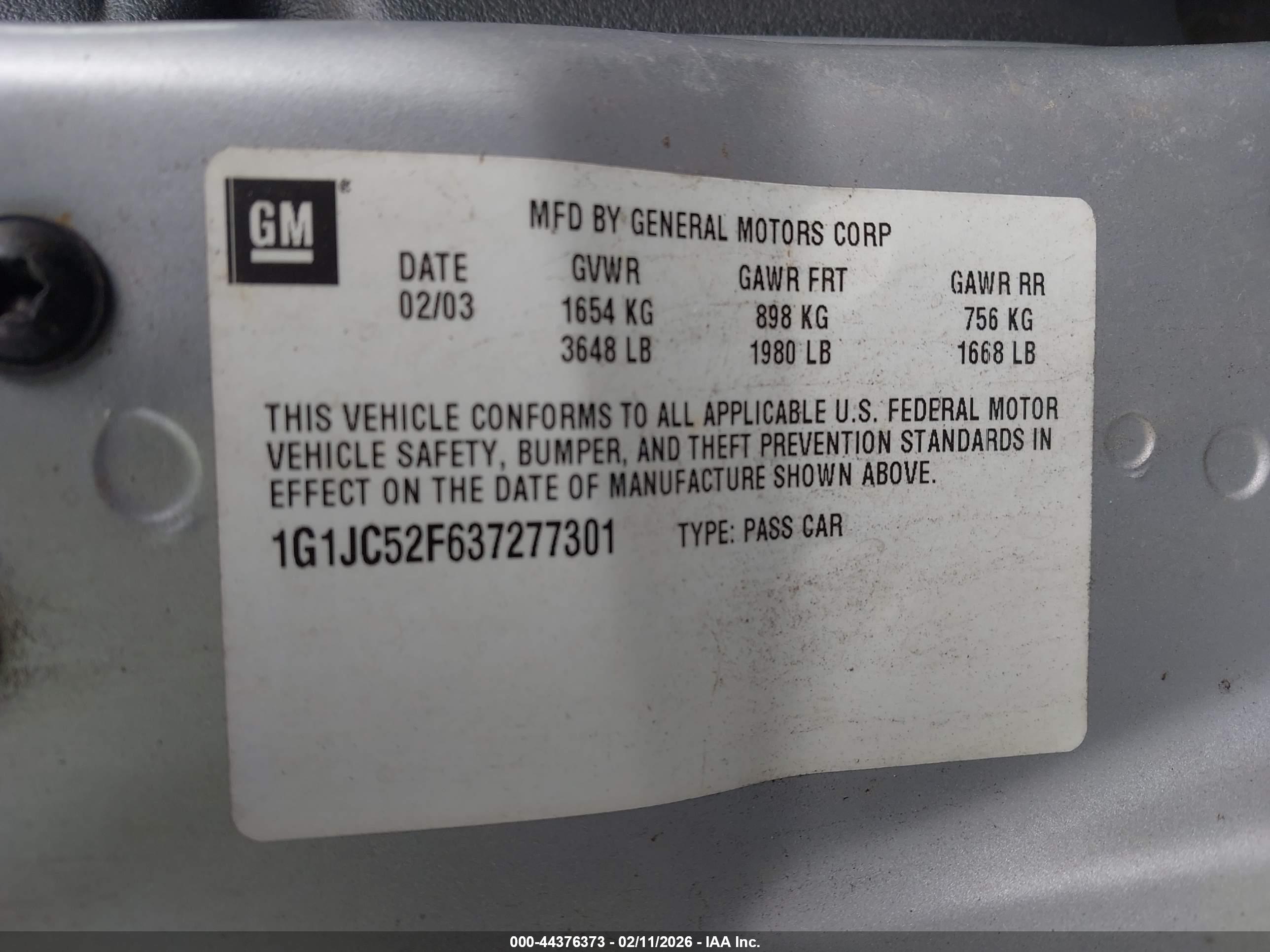 CHEVROLET CAVALIER image 9