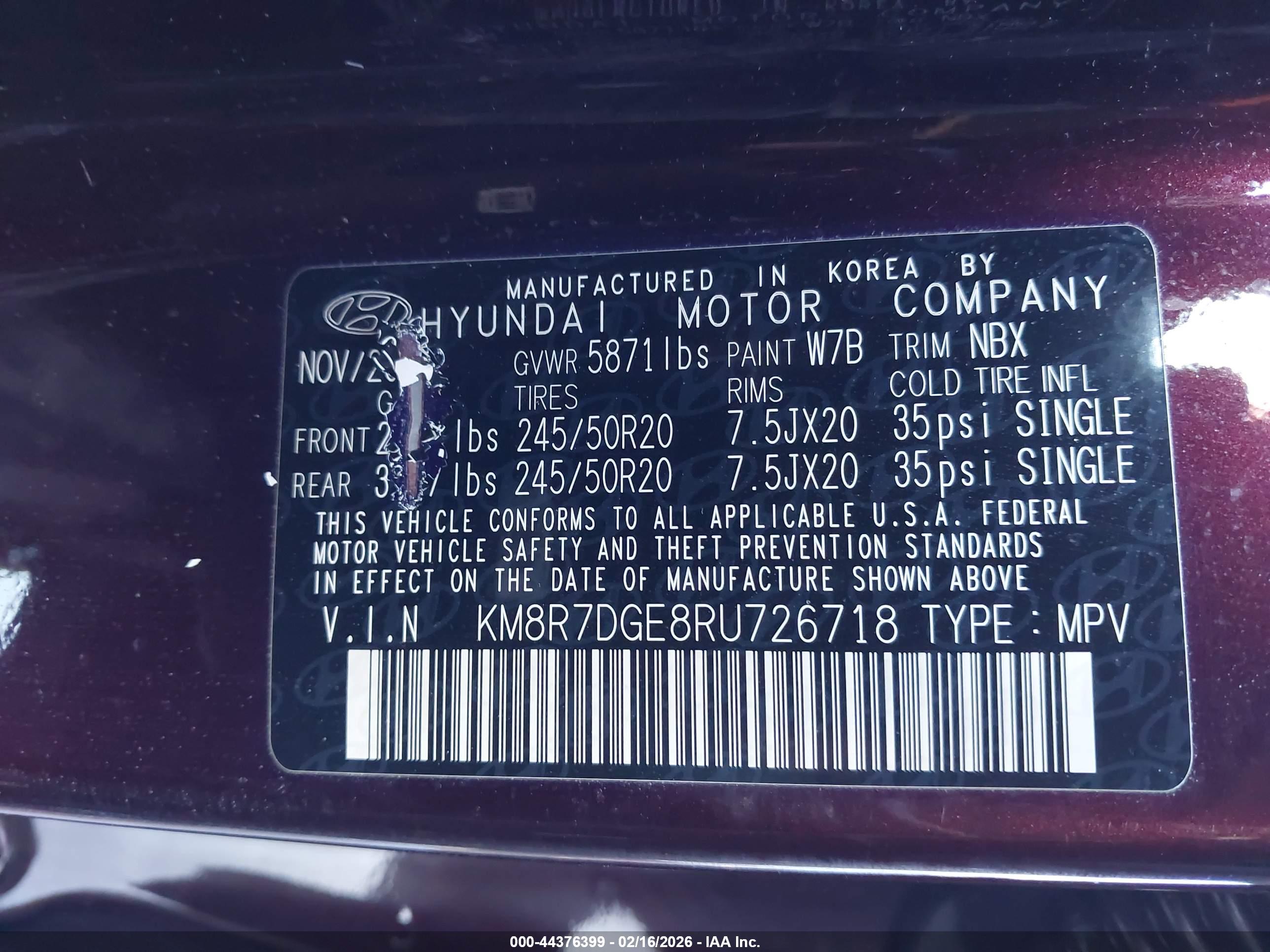 HYUNDAI PALISADE image 9