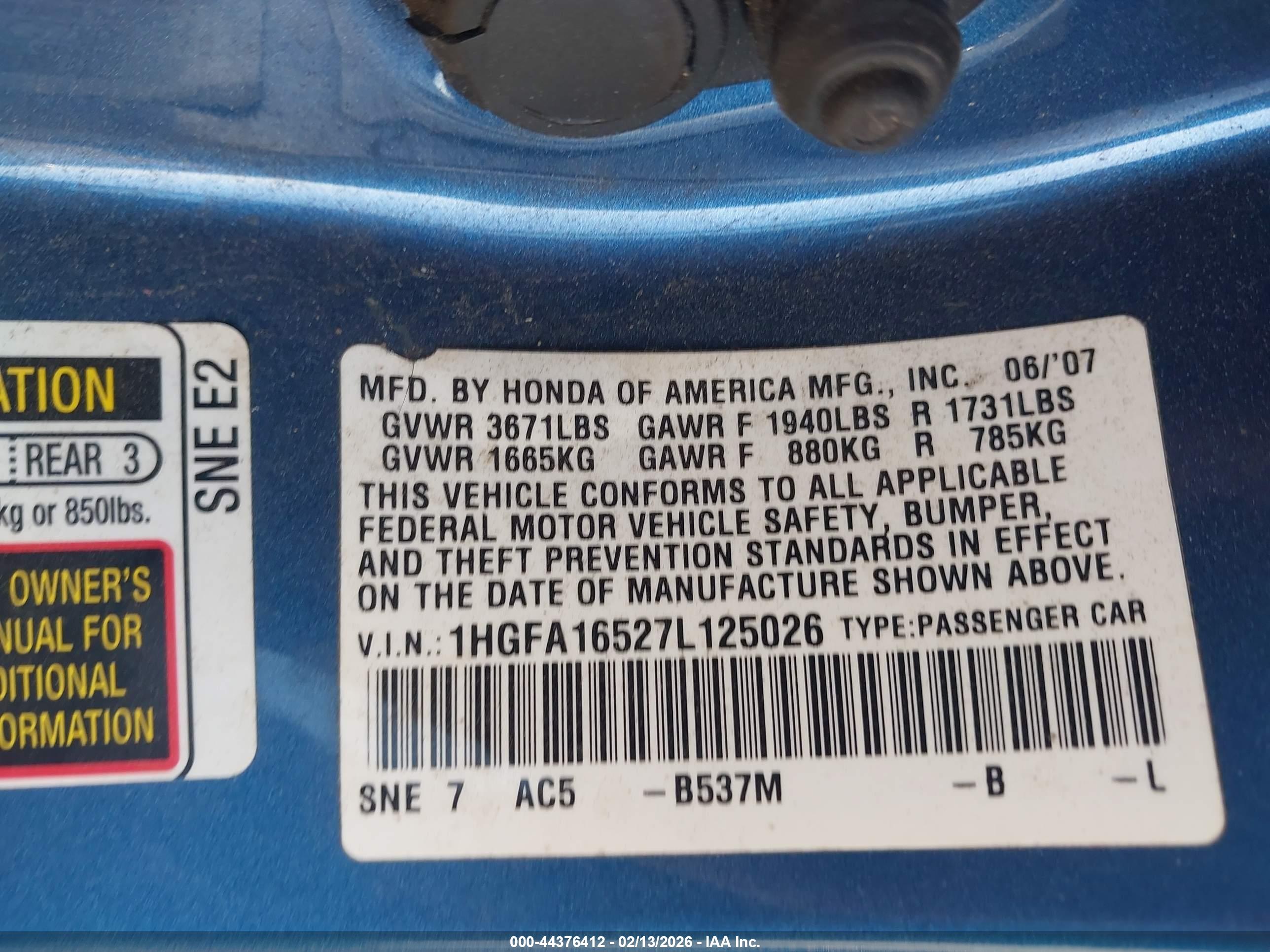 HONDA CIVIC image 9