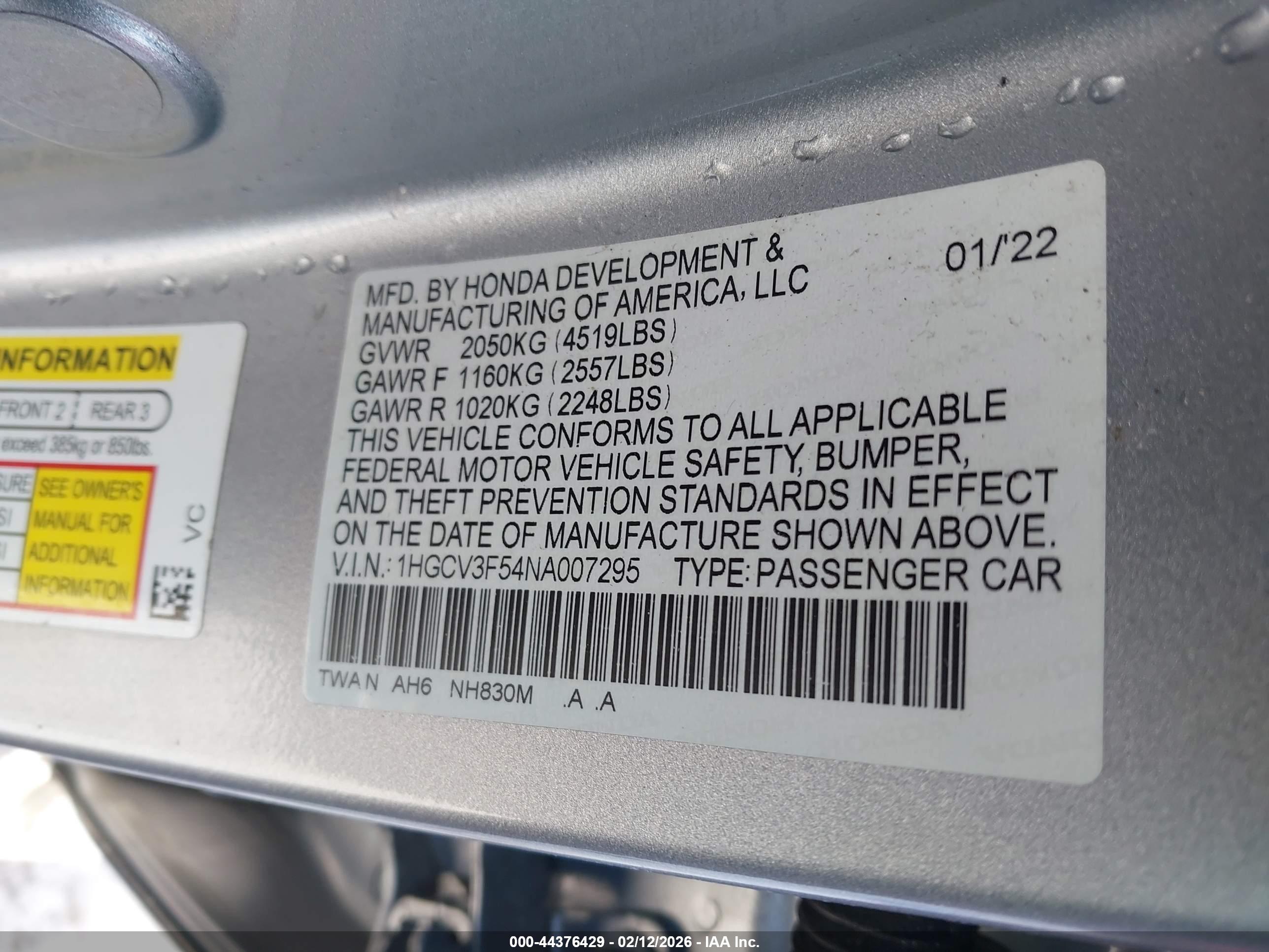 HONDA ACCORD image 9
