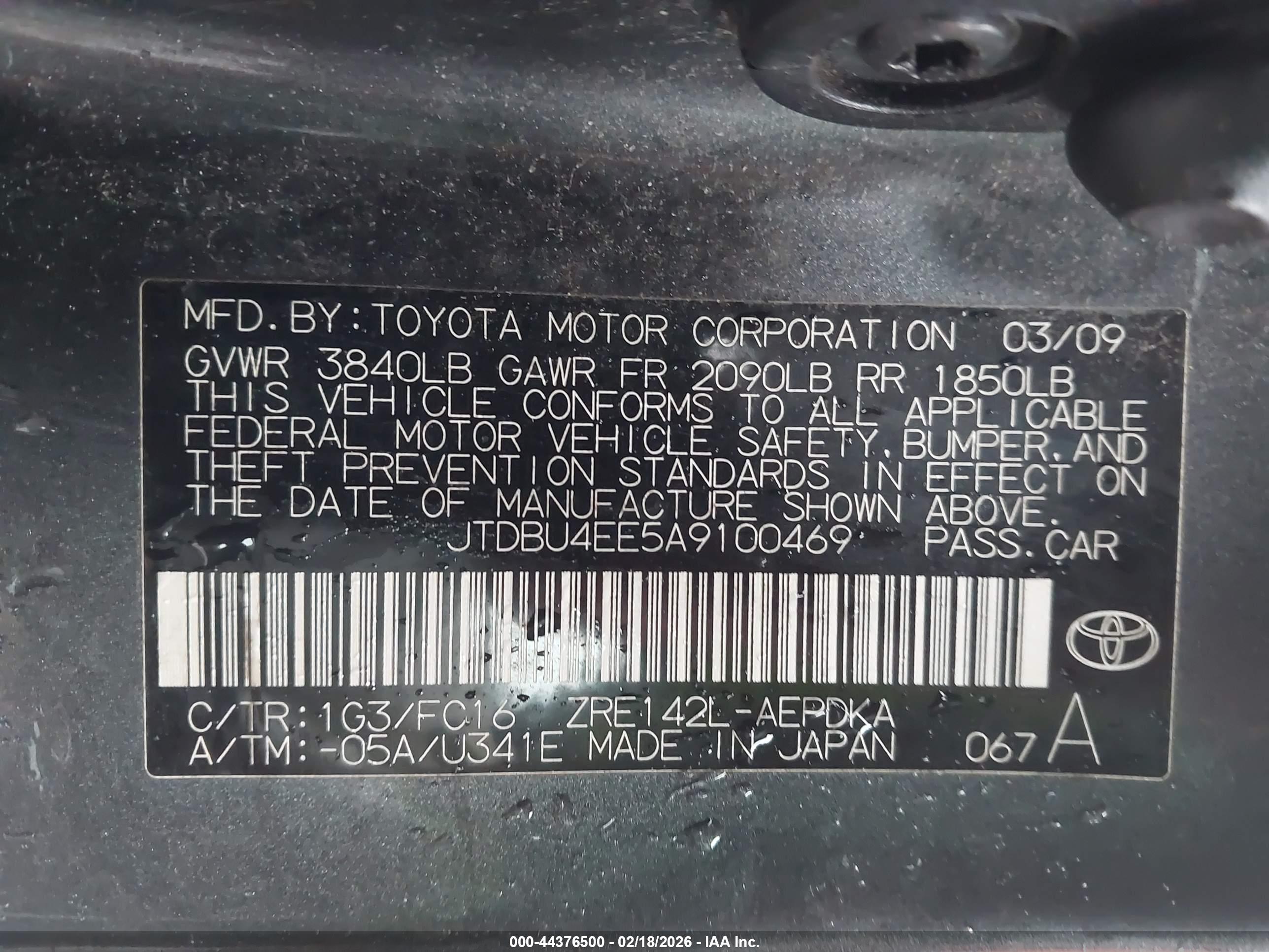 TOYOTA COROLLA image 9