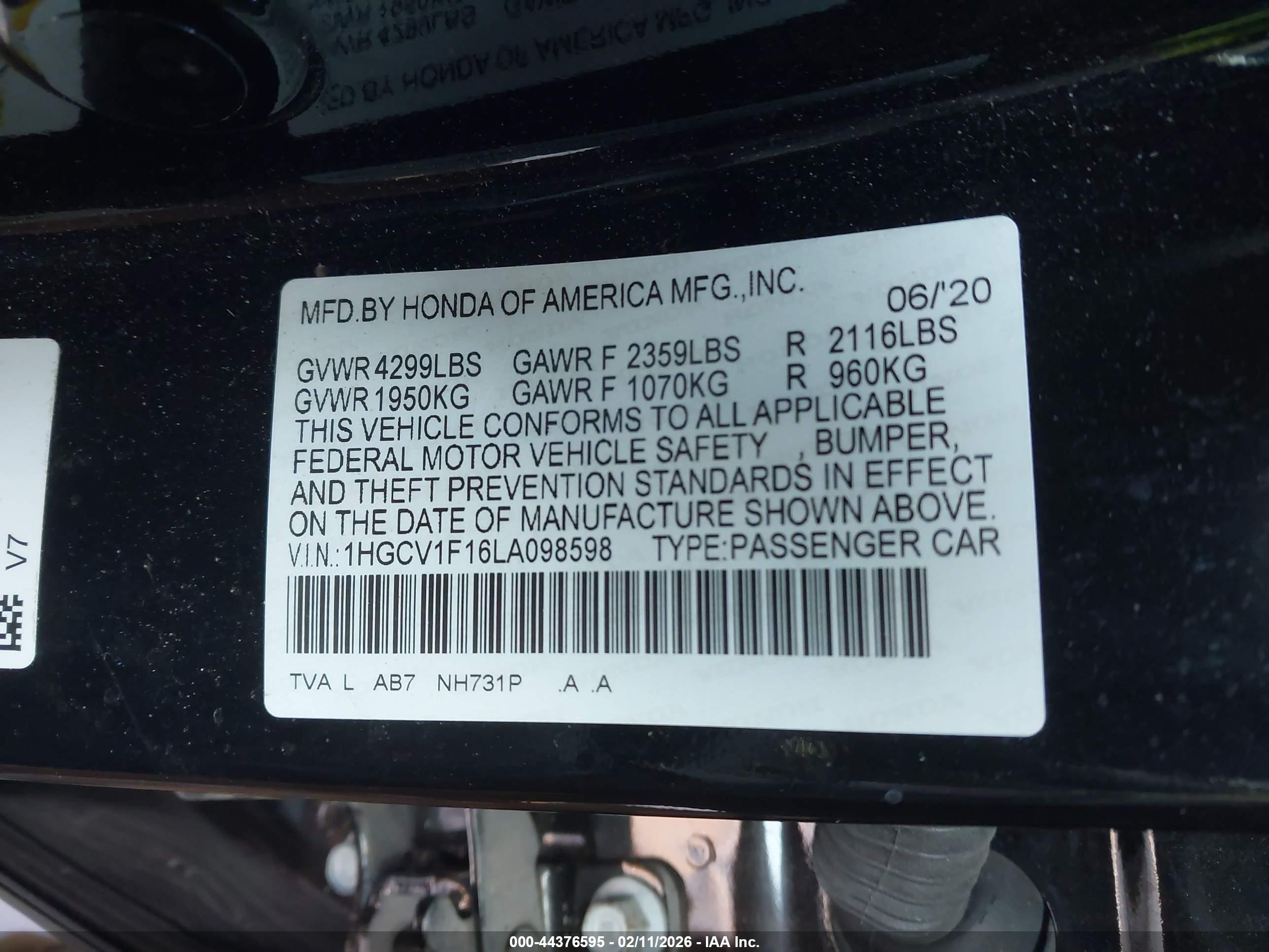 HONDA ACCORD image 9