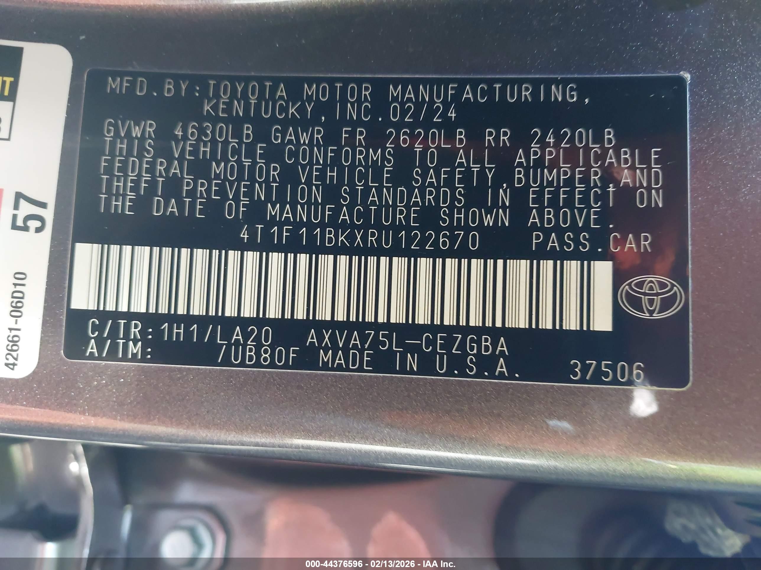 TOYOTA CAMRY image 9