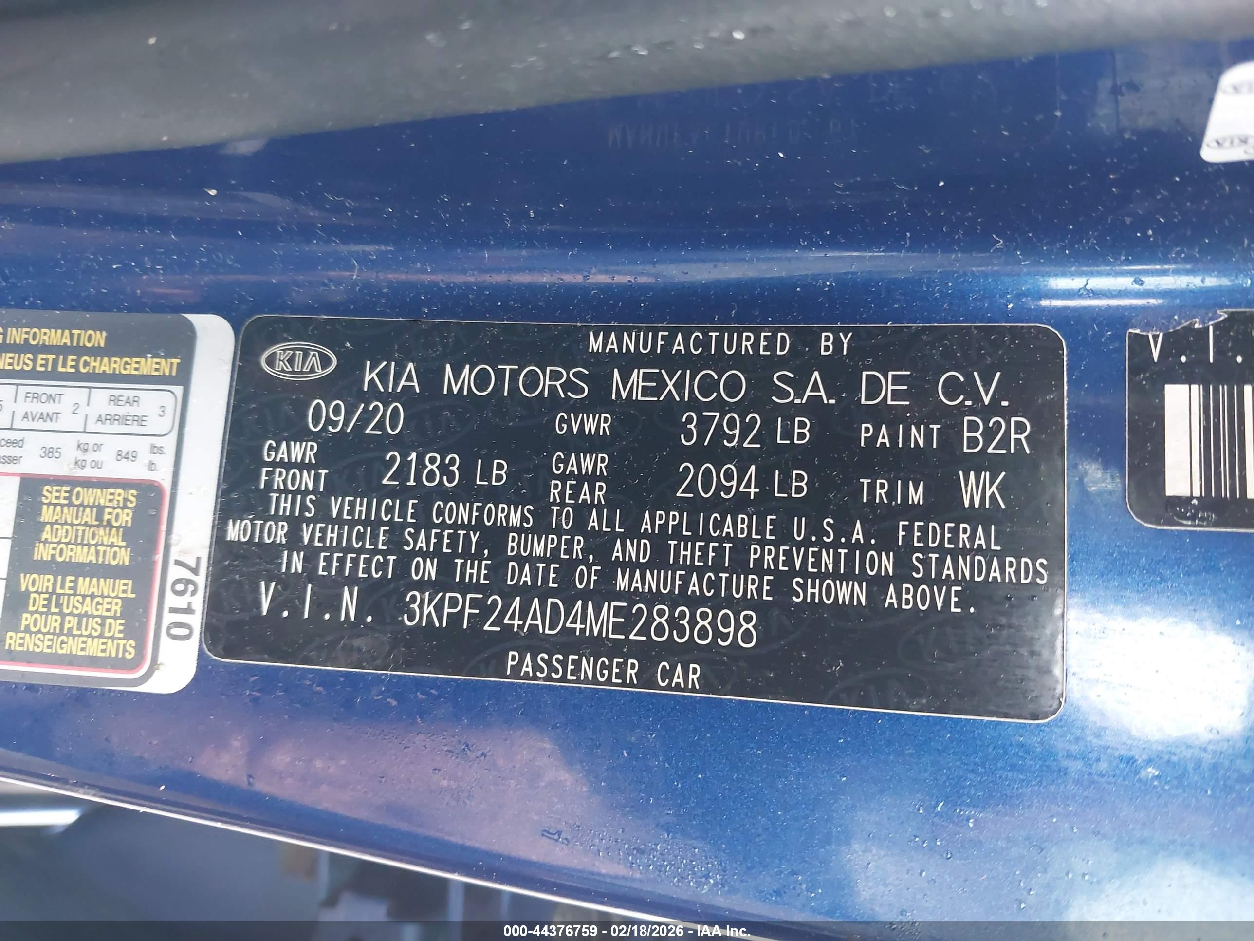 KIA FORTE image 9