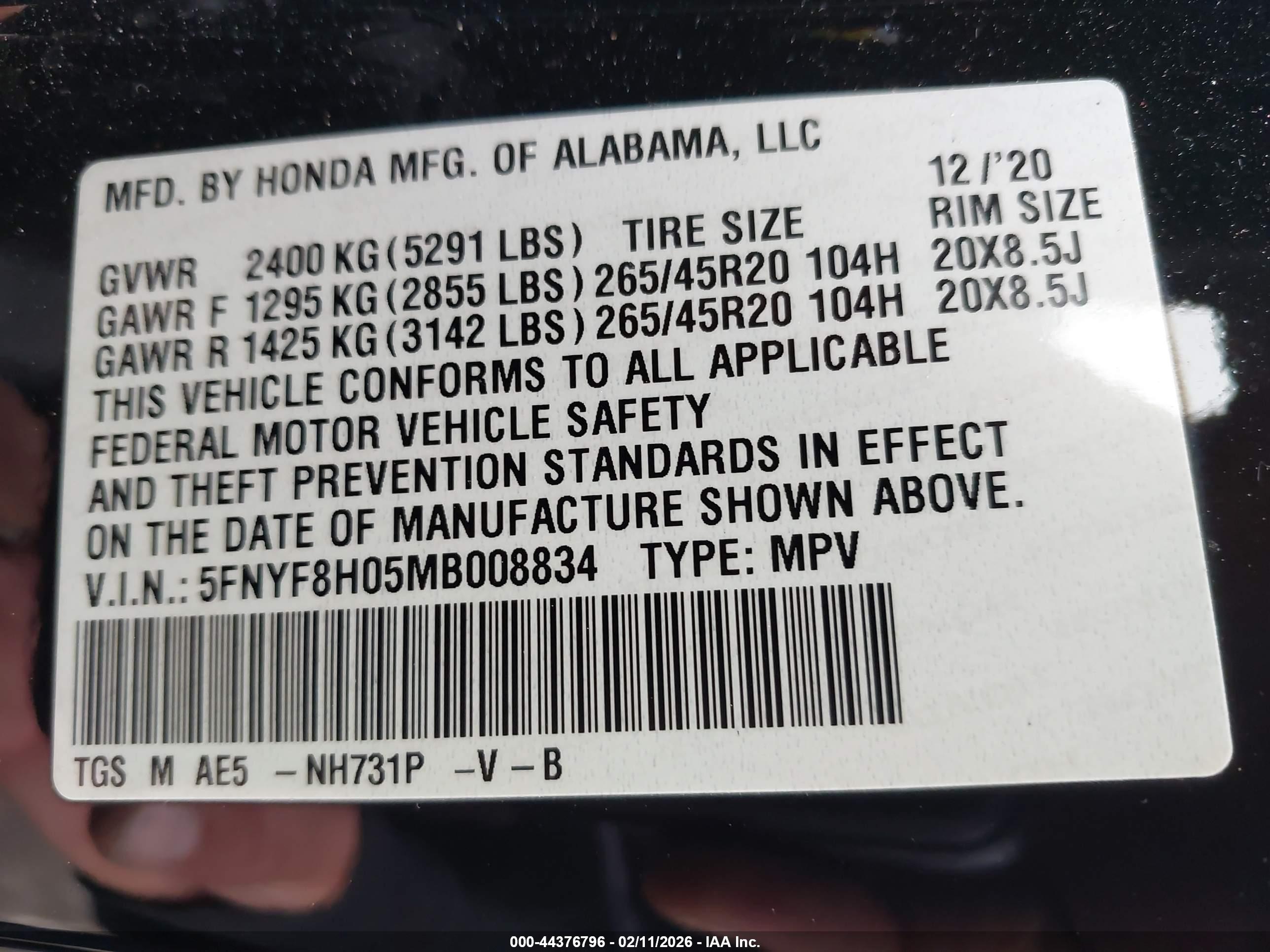 HONDA PASSPORT image 9