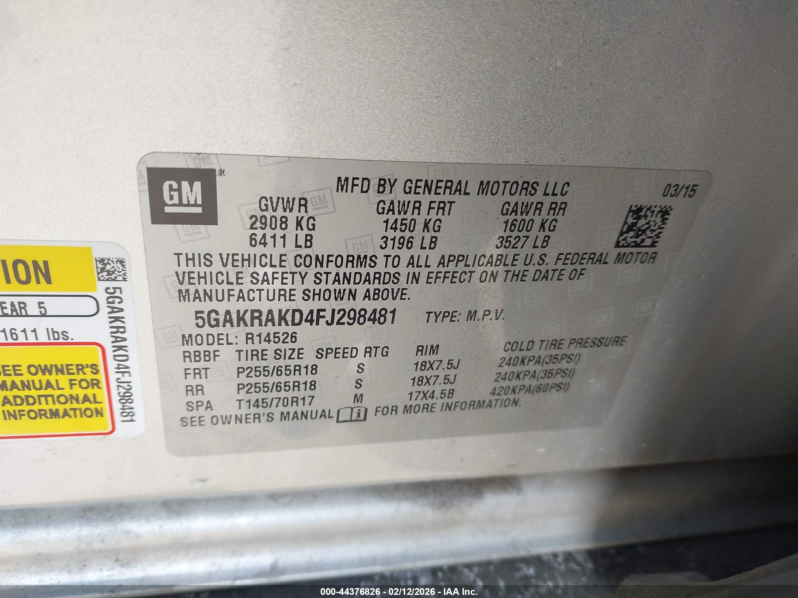 BUICK ENCLAVE image 9