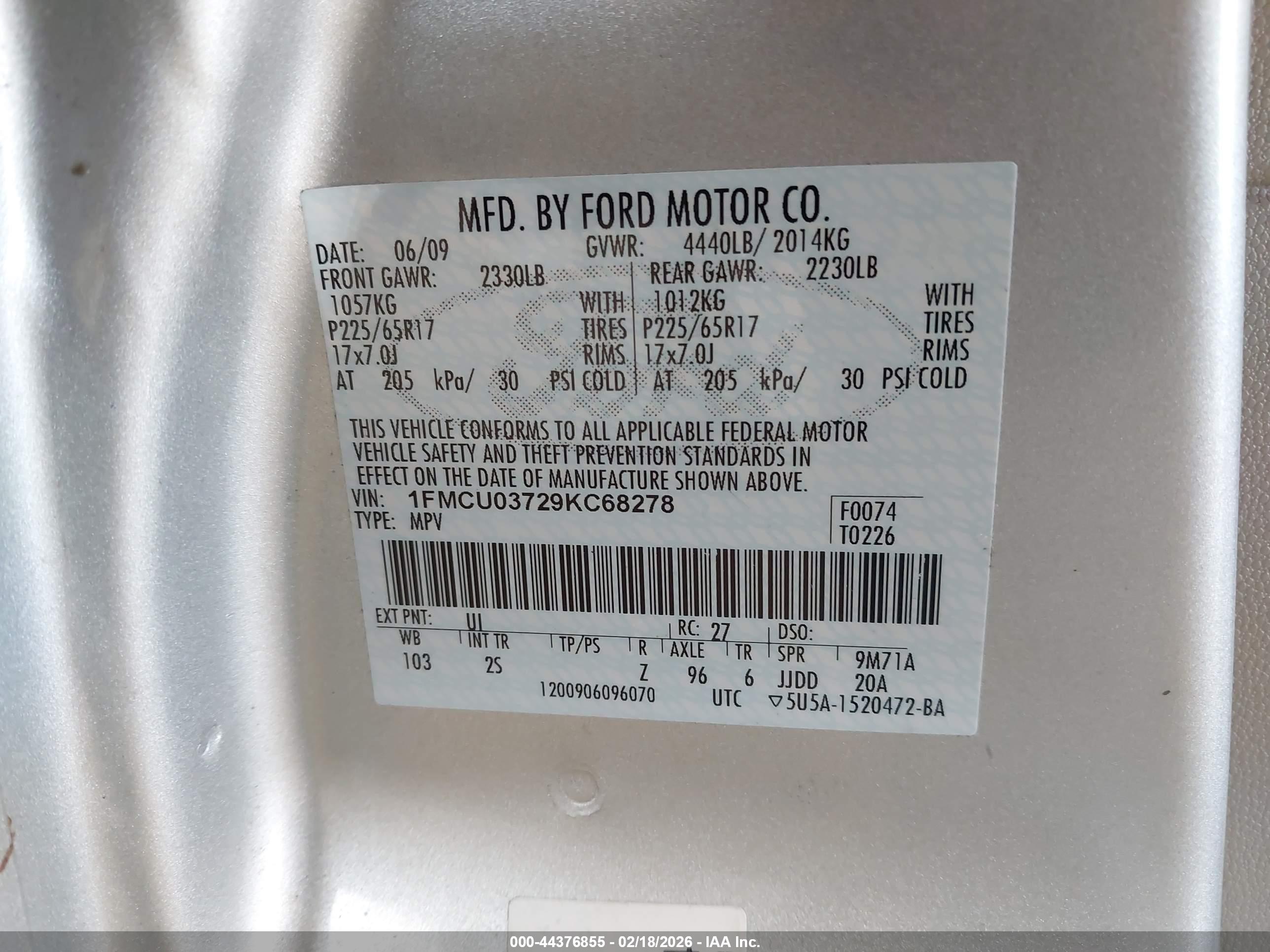 FORD ESCAPE image 9