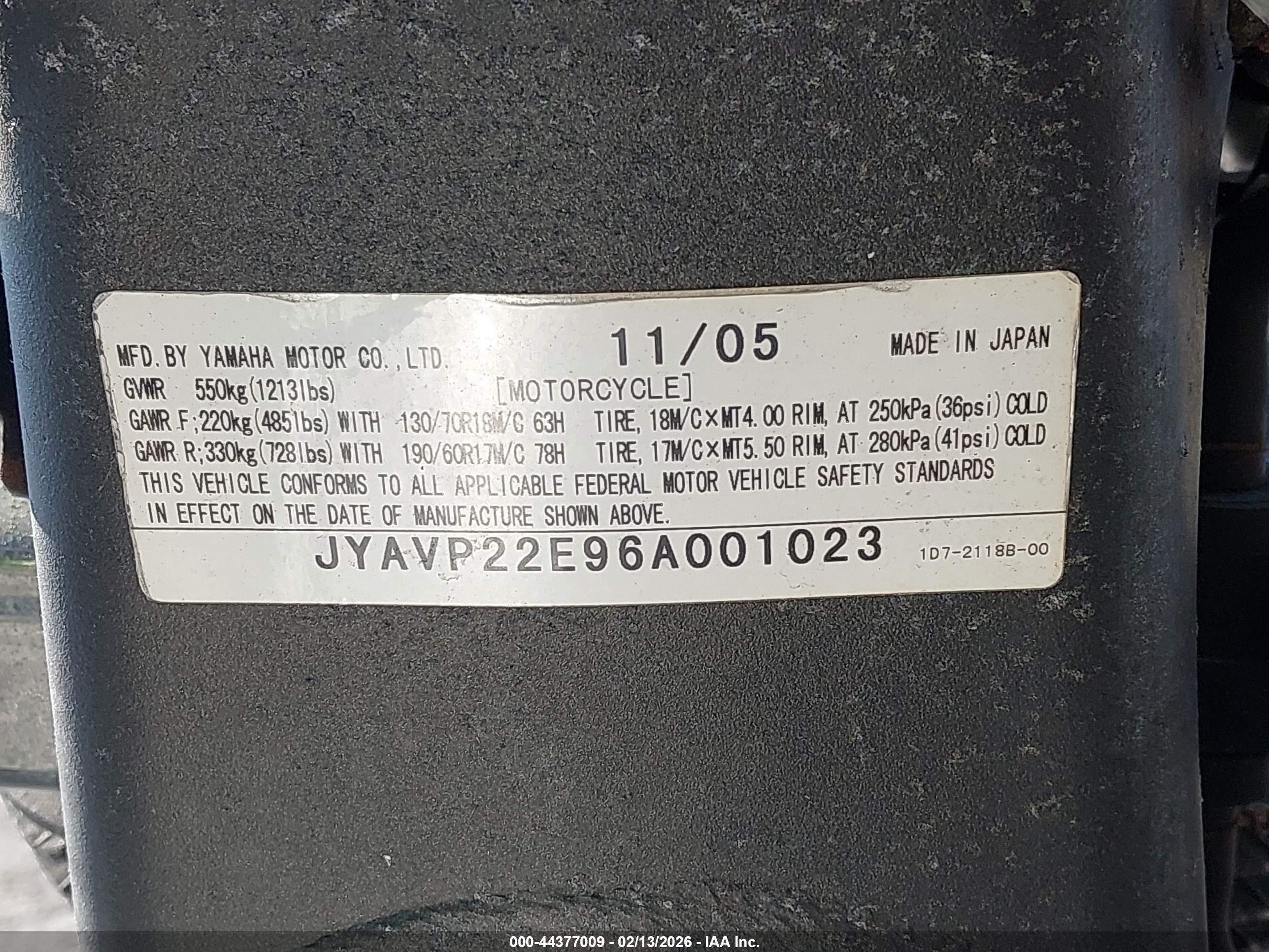 YAMAHA XV1900 image 9