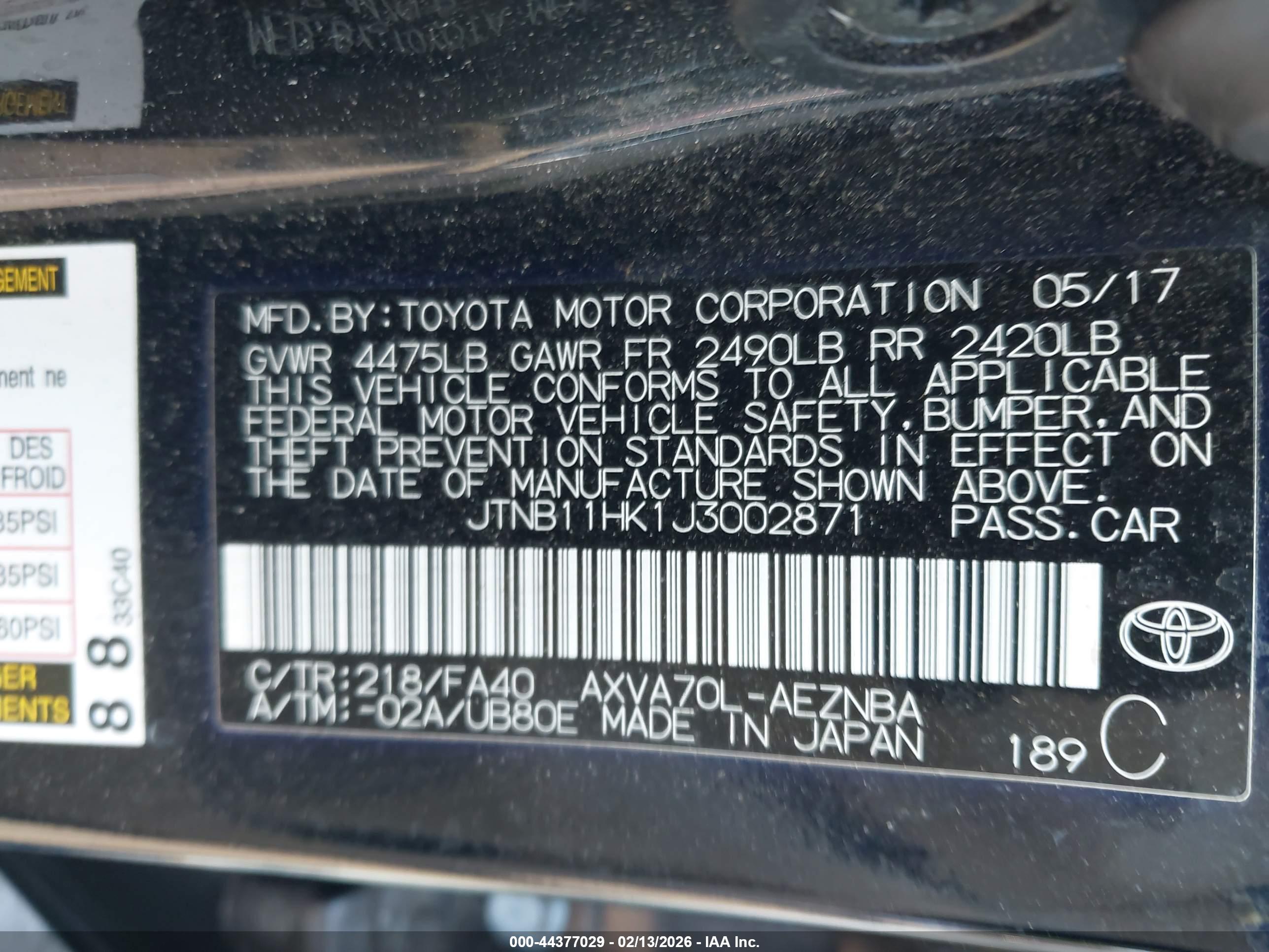 TOYOTA CAMRY image 9