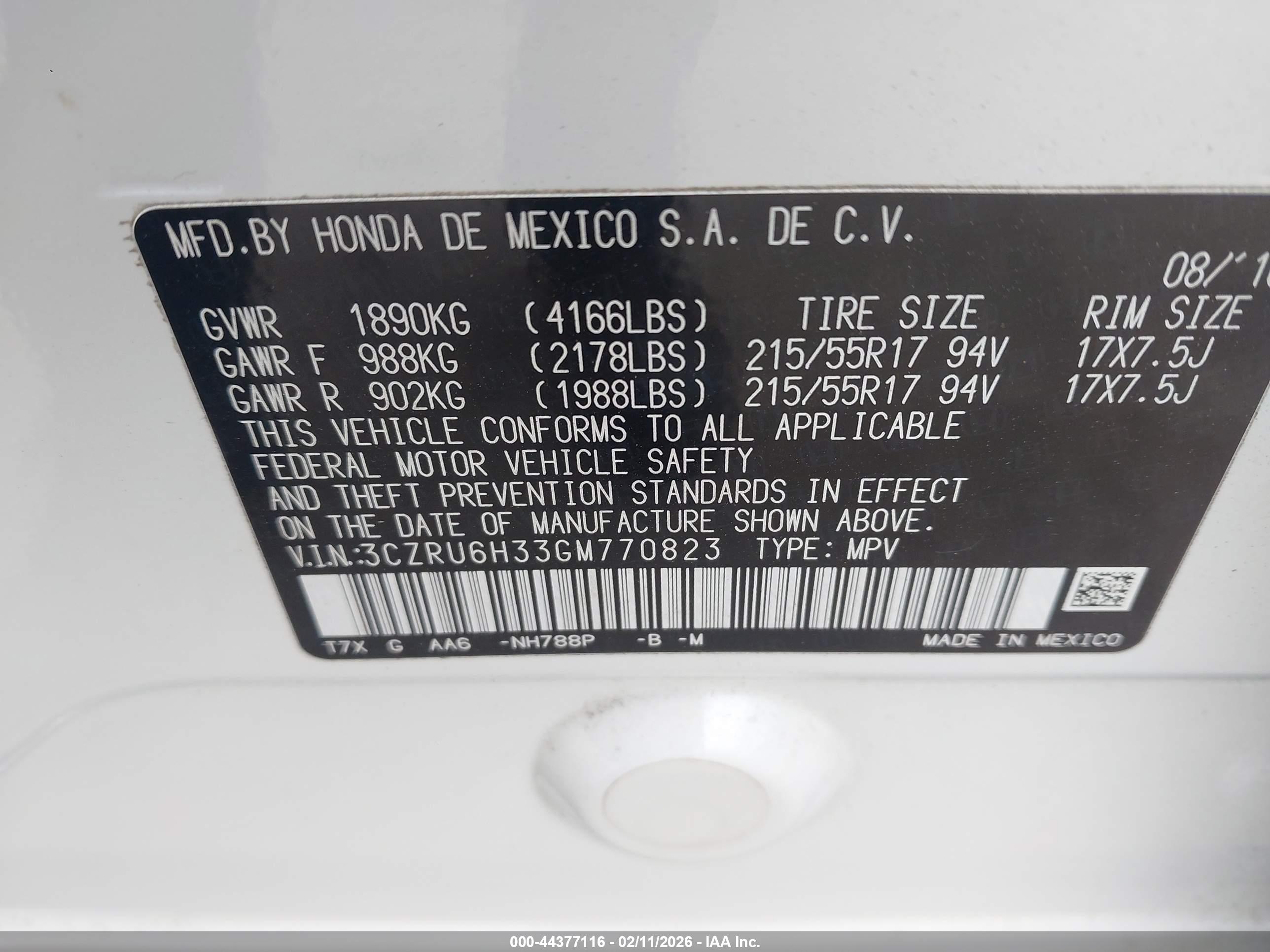 HONDA HR-V image 9