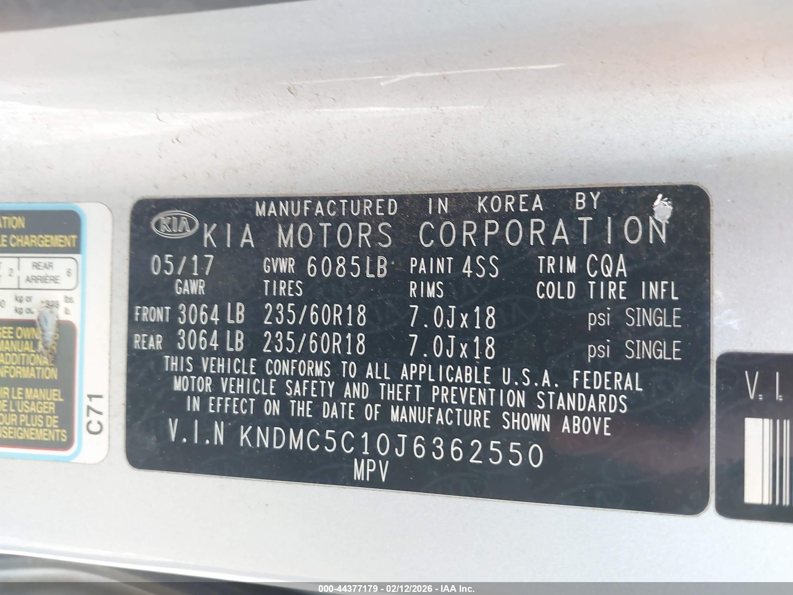 KIA SEDONA image 9