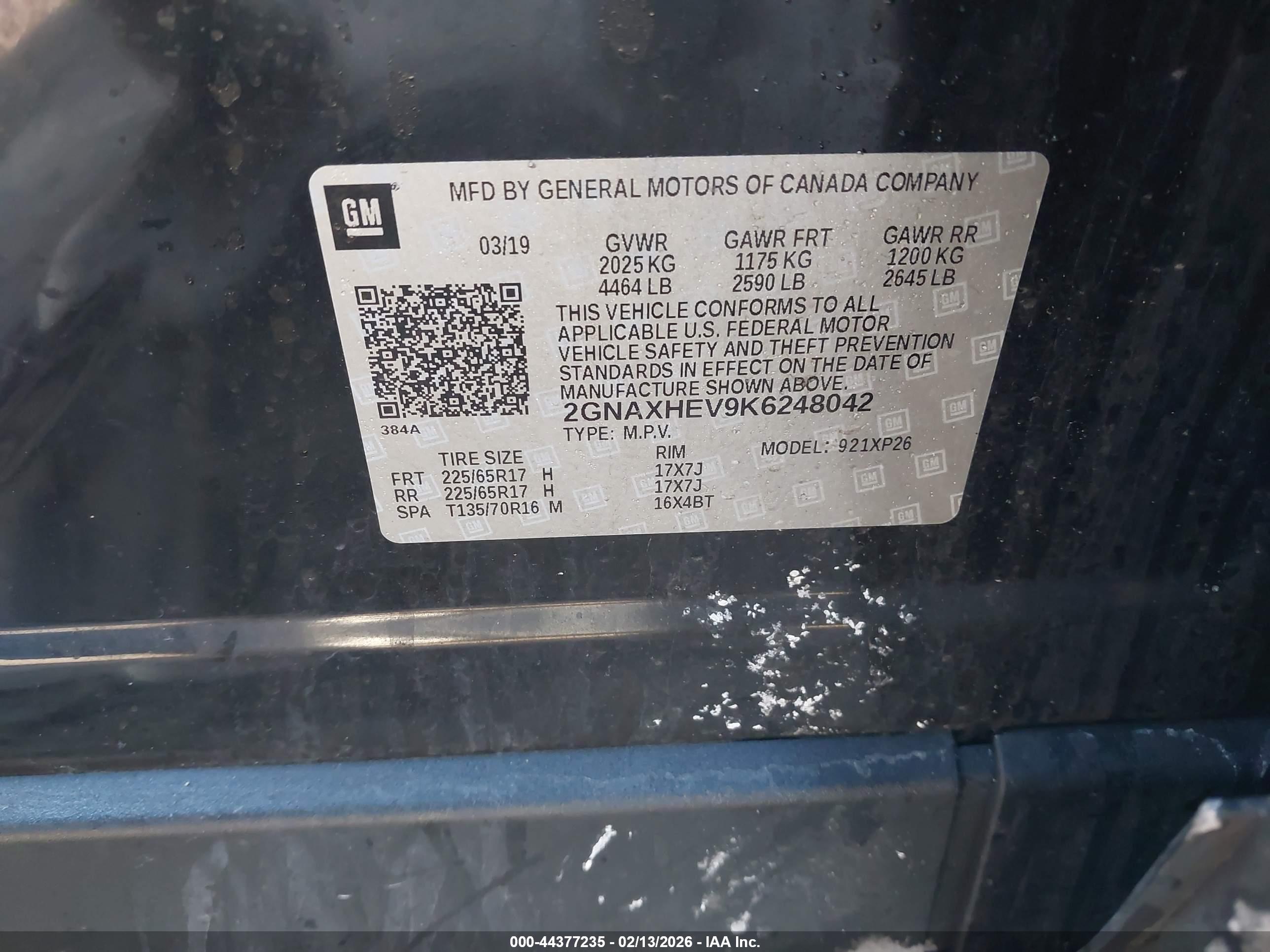 CHEVROLET EQUINOX image 9