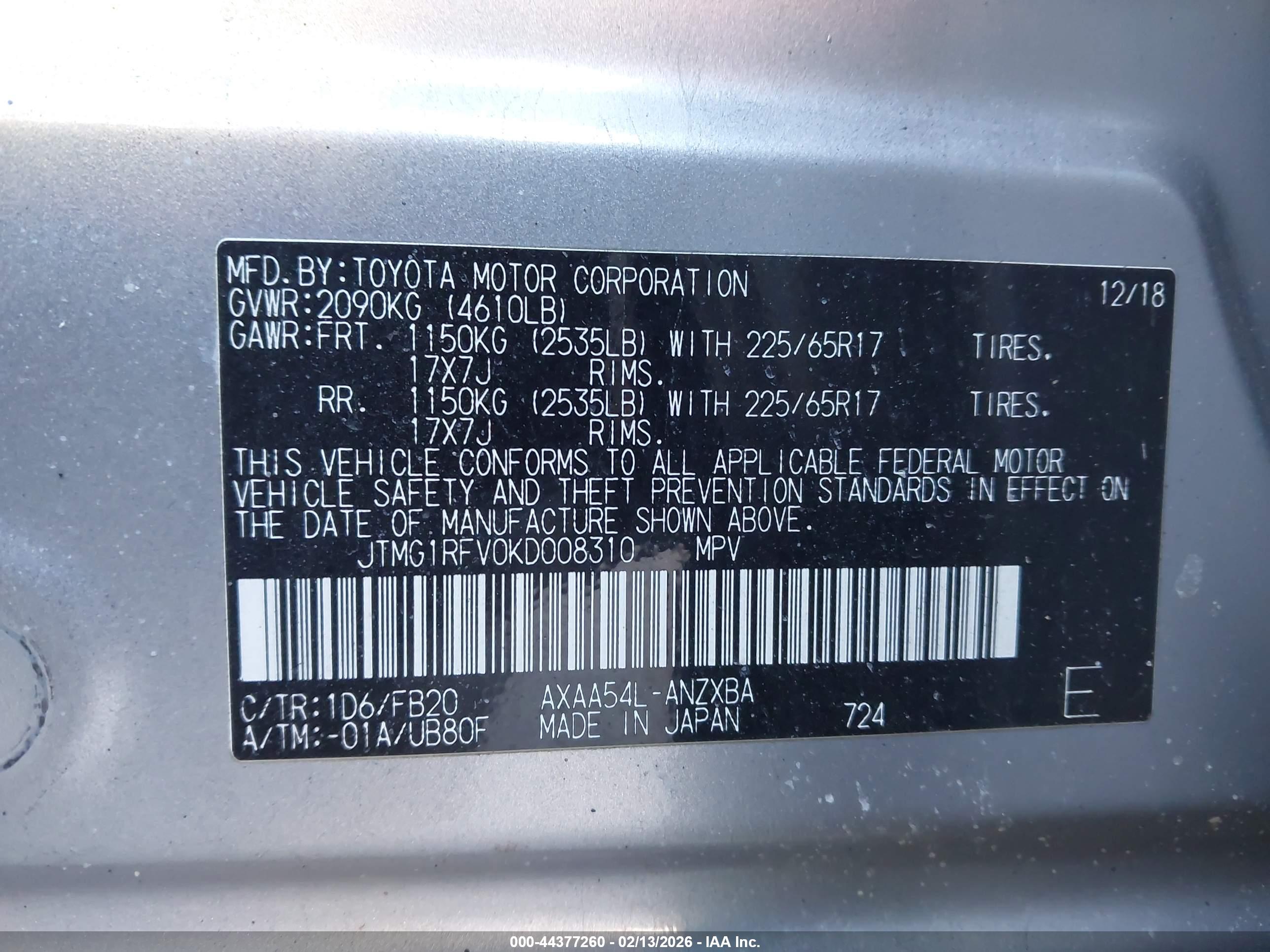TOYOTA RAV4 image 9