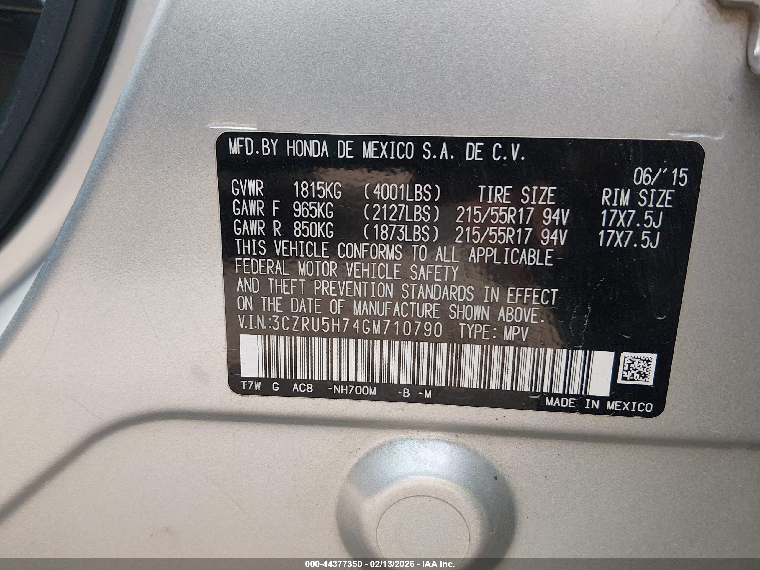 HONDA HR-V image 9