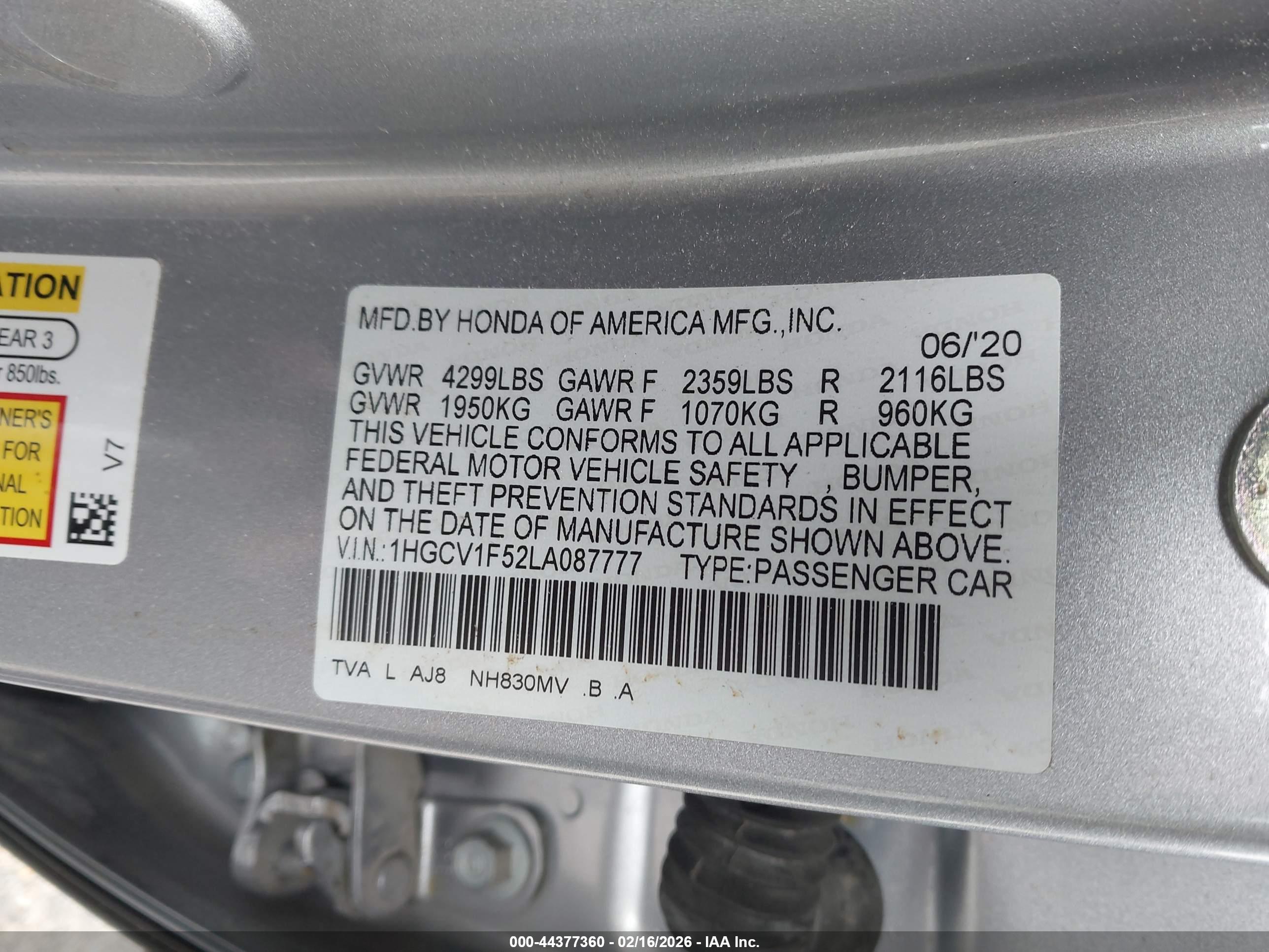 HONDA ACCORD image 9