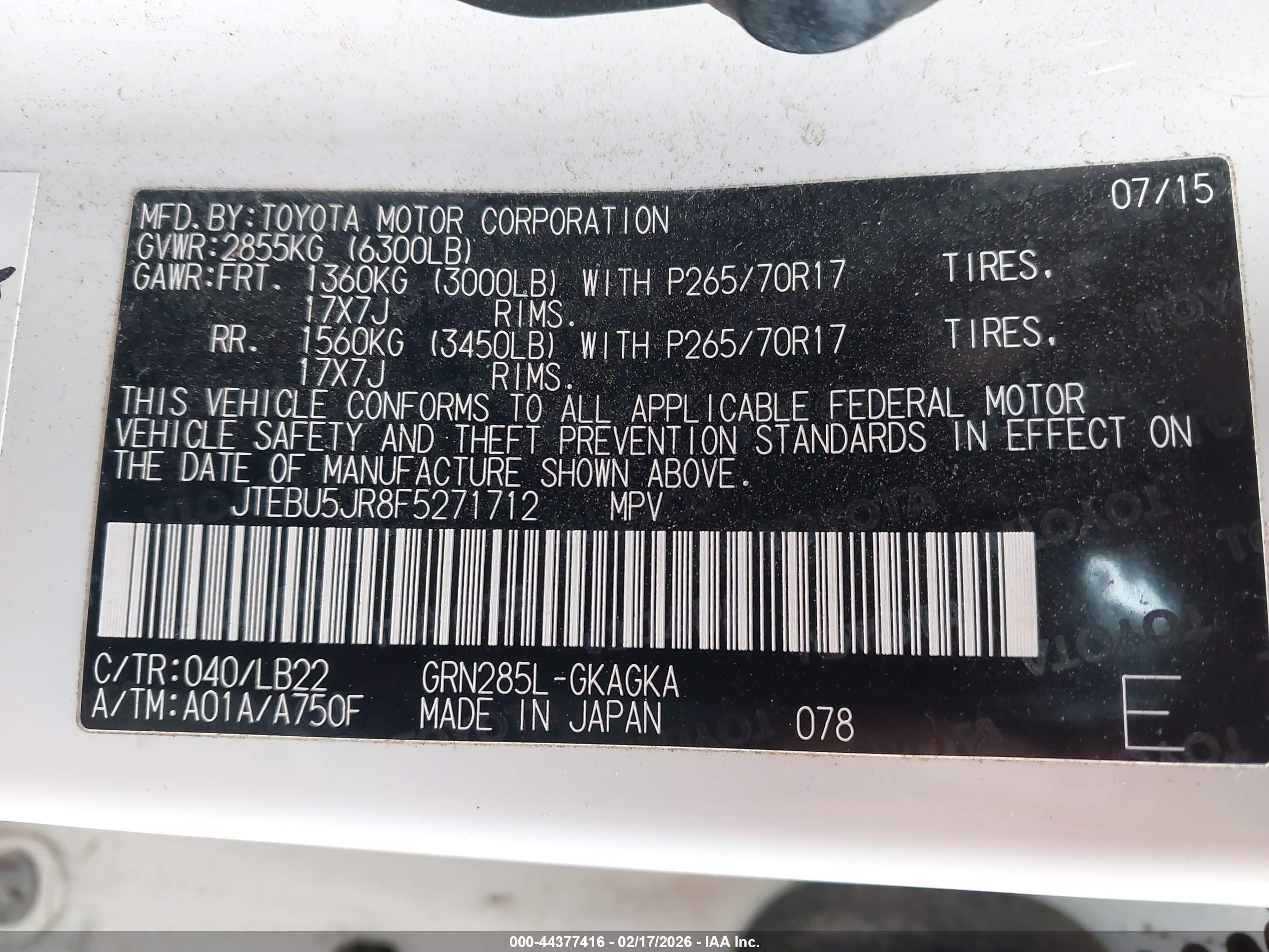 TOYOTA 4RUNNER image 9