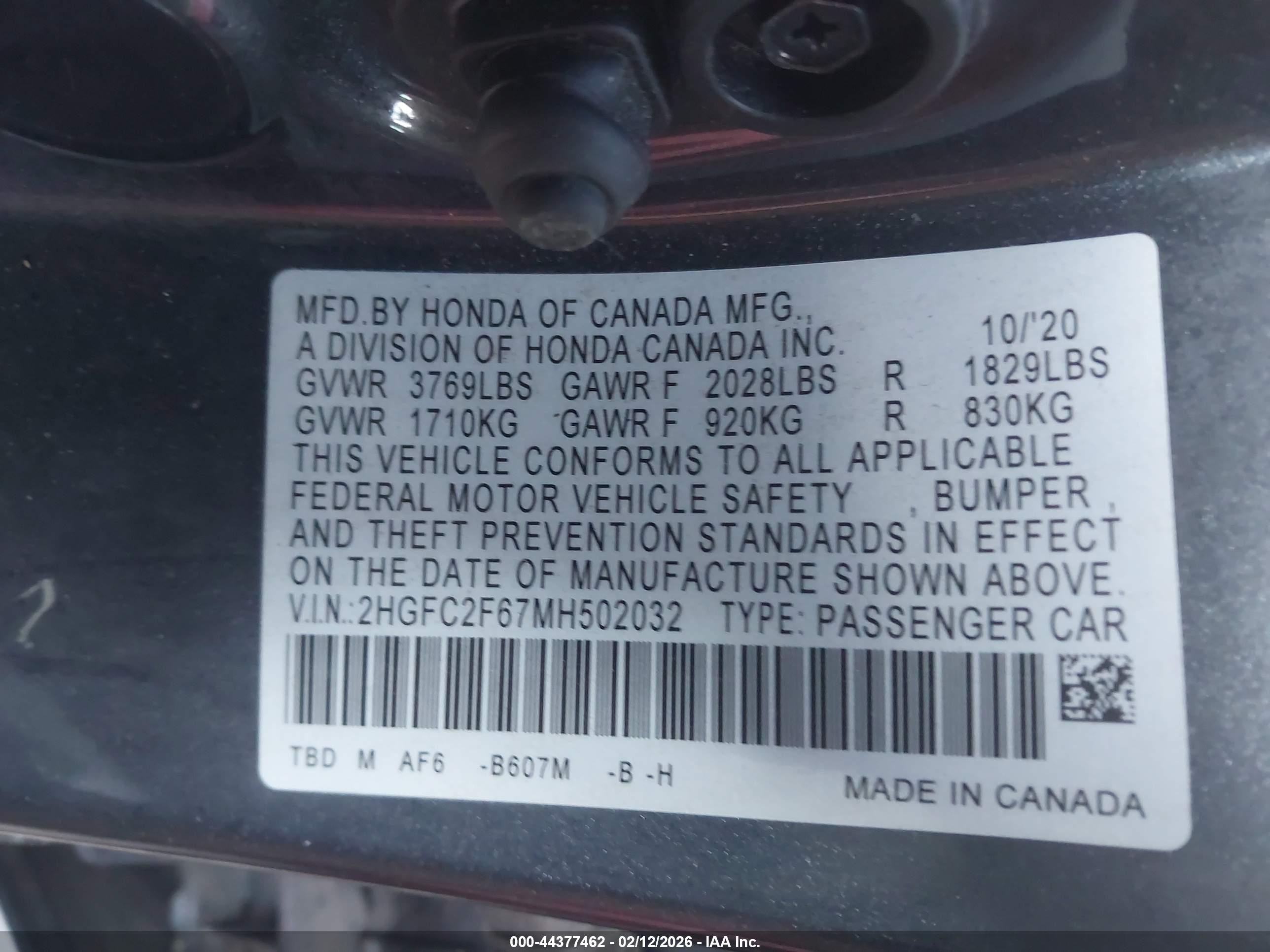 HONDA CIVIC image 9