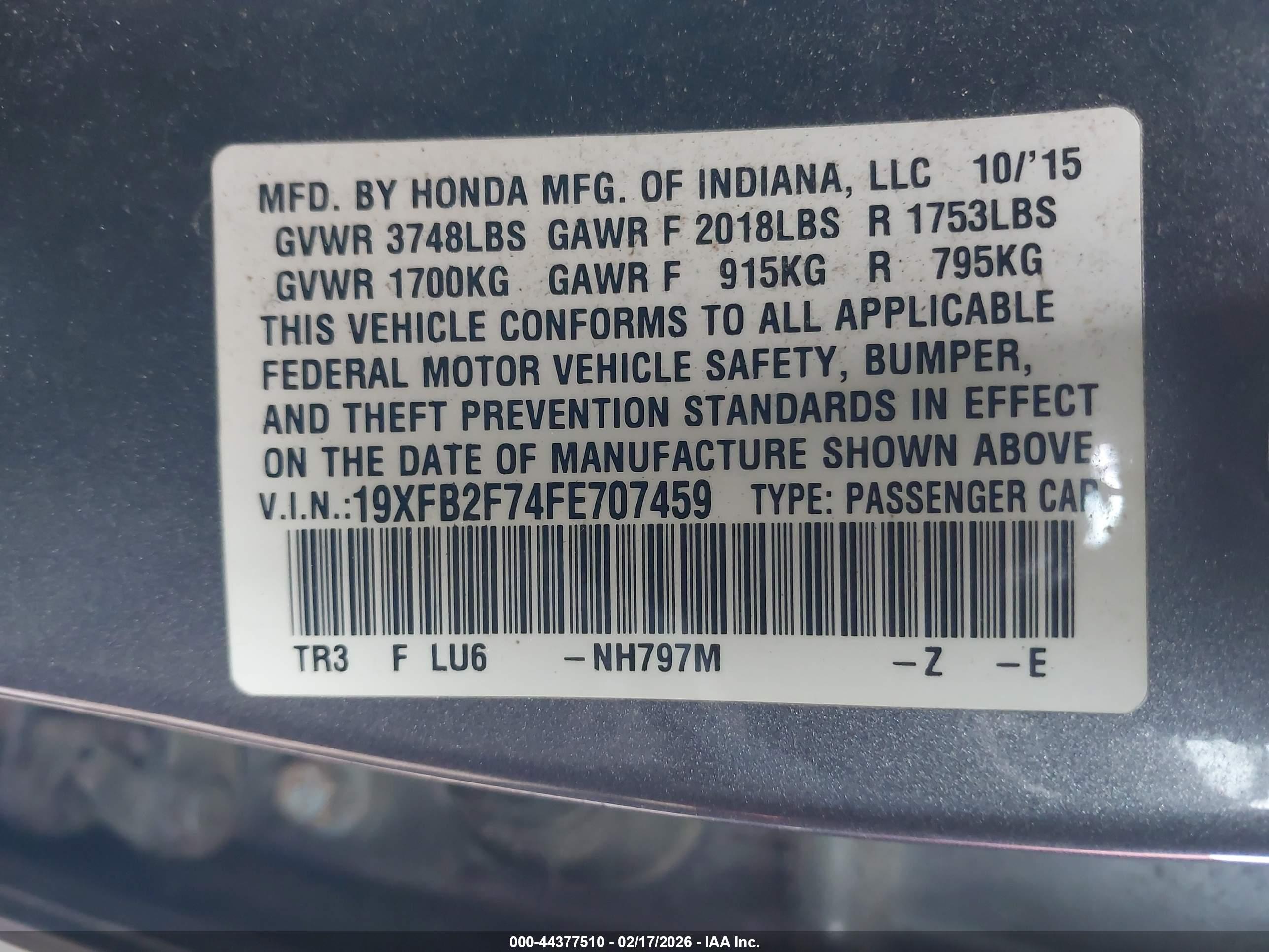 HONDA CIVIC image 9
