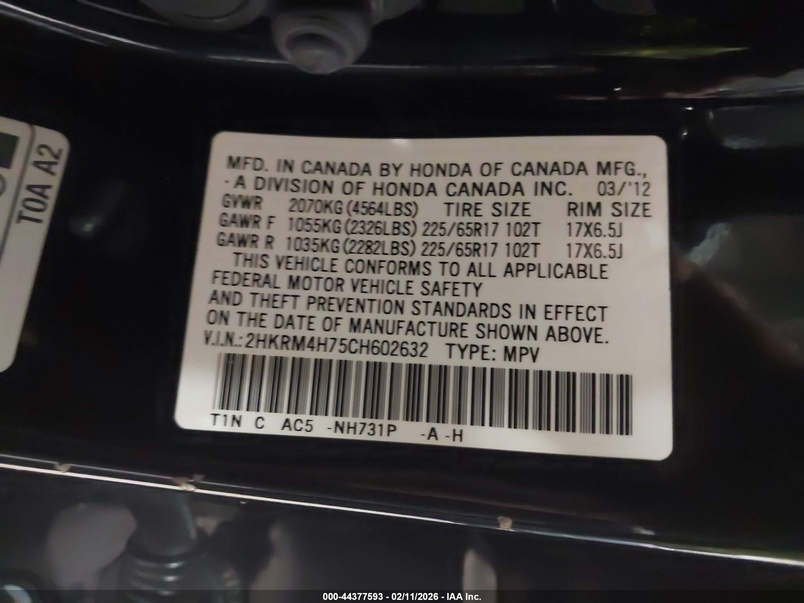 HONDA CR-V image 9
