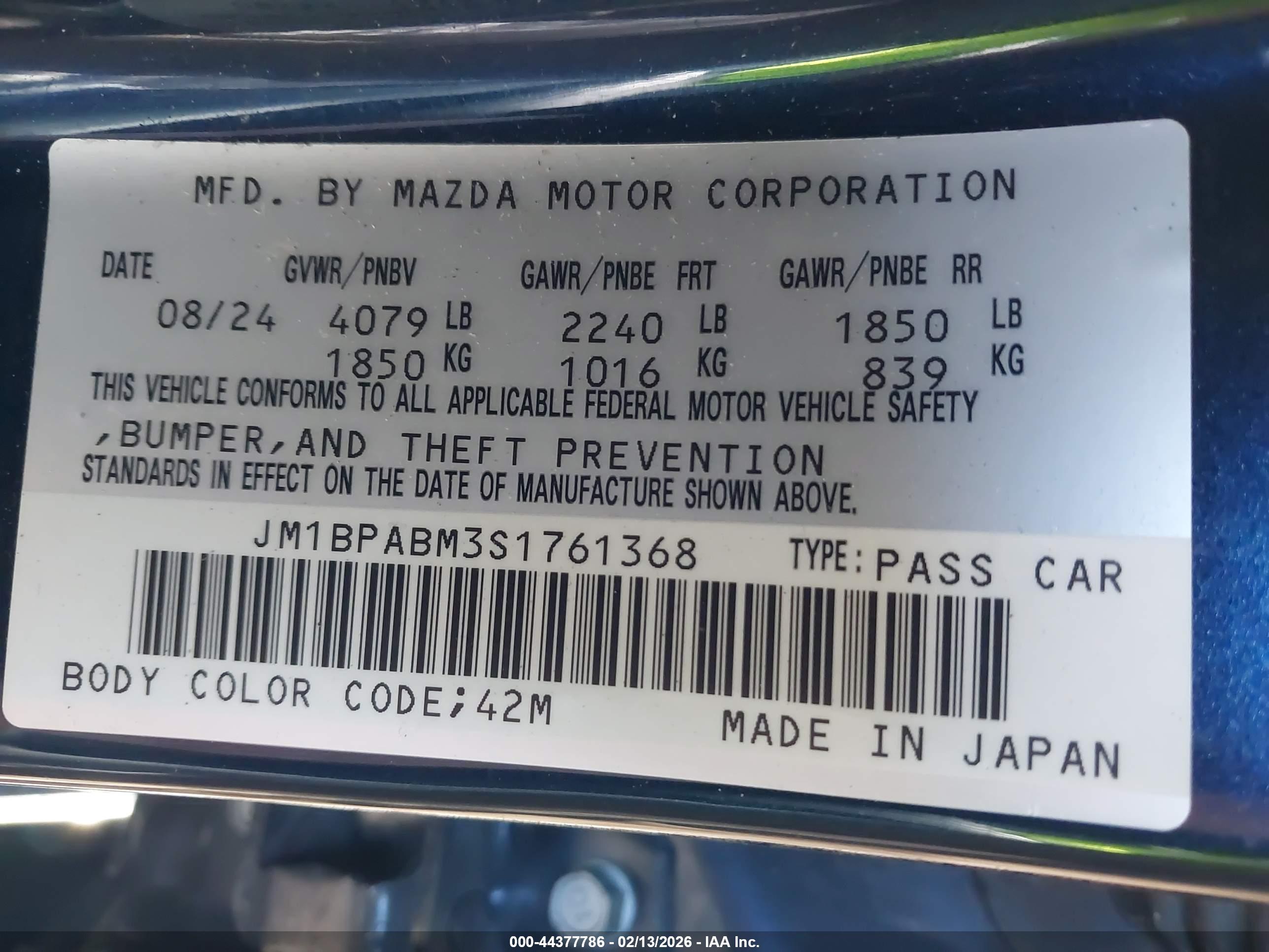 MAZDA MAZDA3 image 9