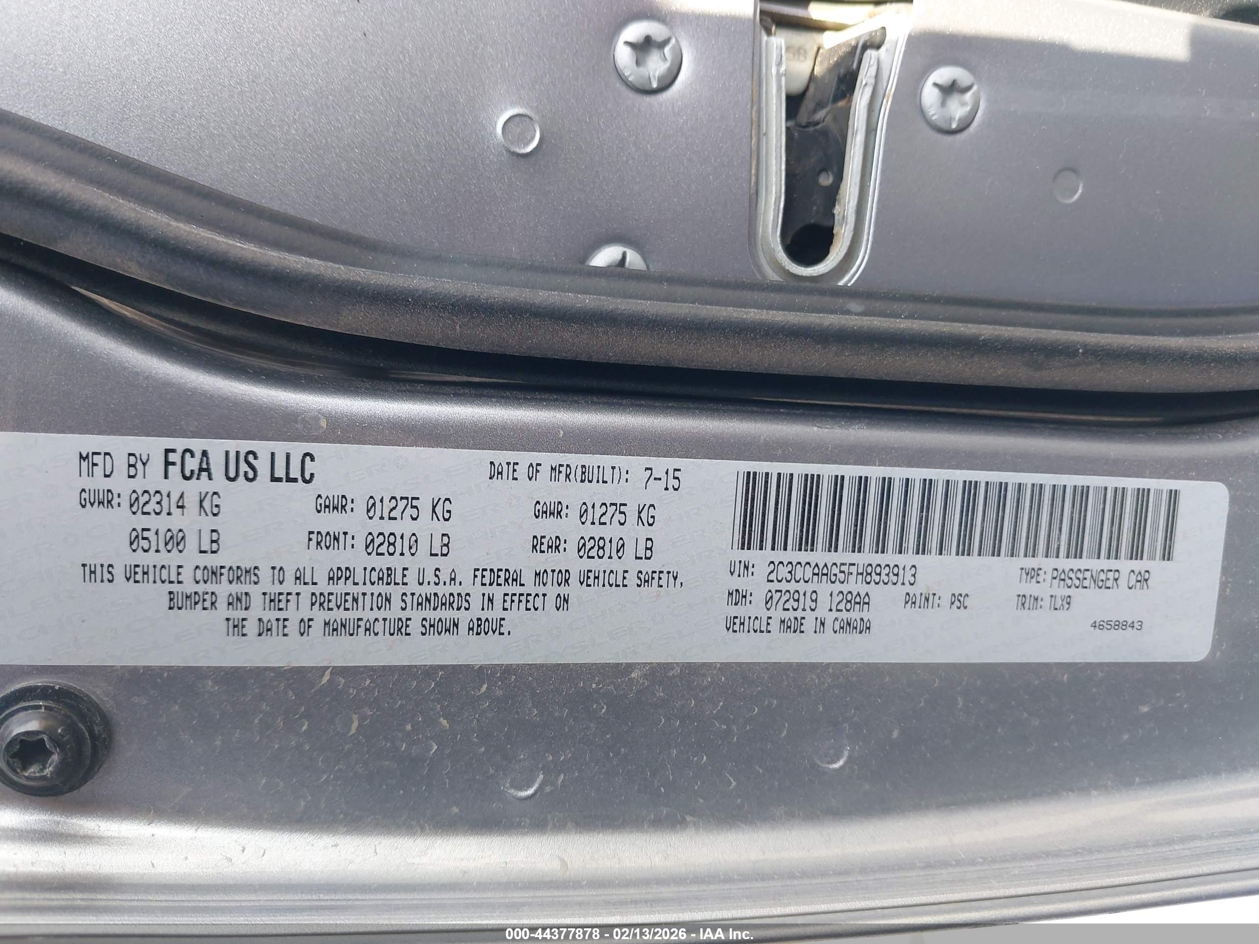 CHRYSLER 300 image 9