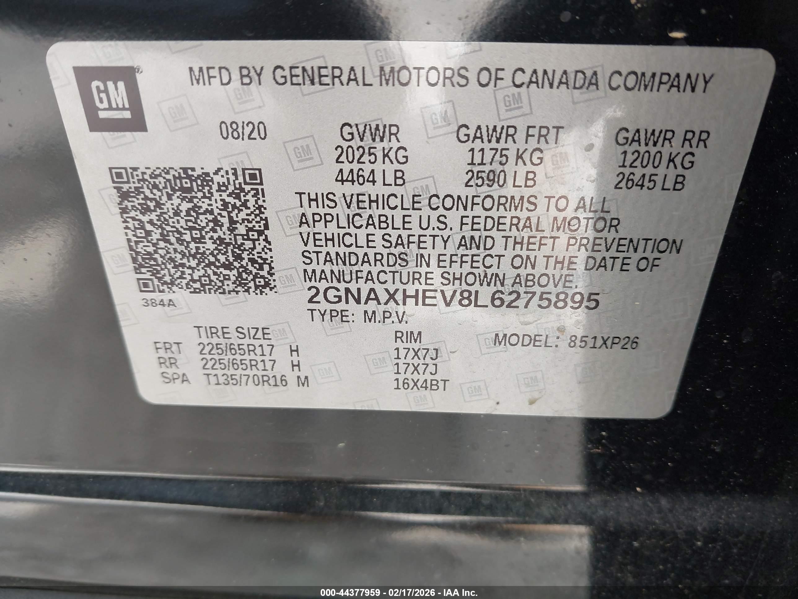 CHEVROLET EQUINOX image 9