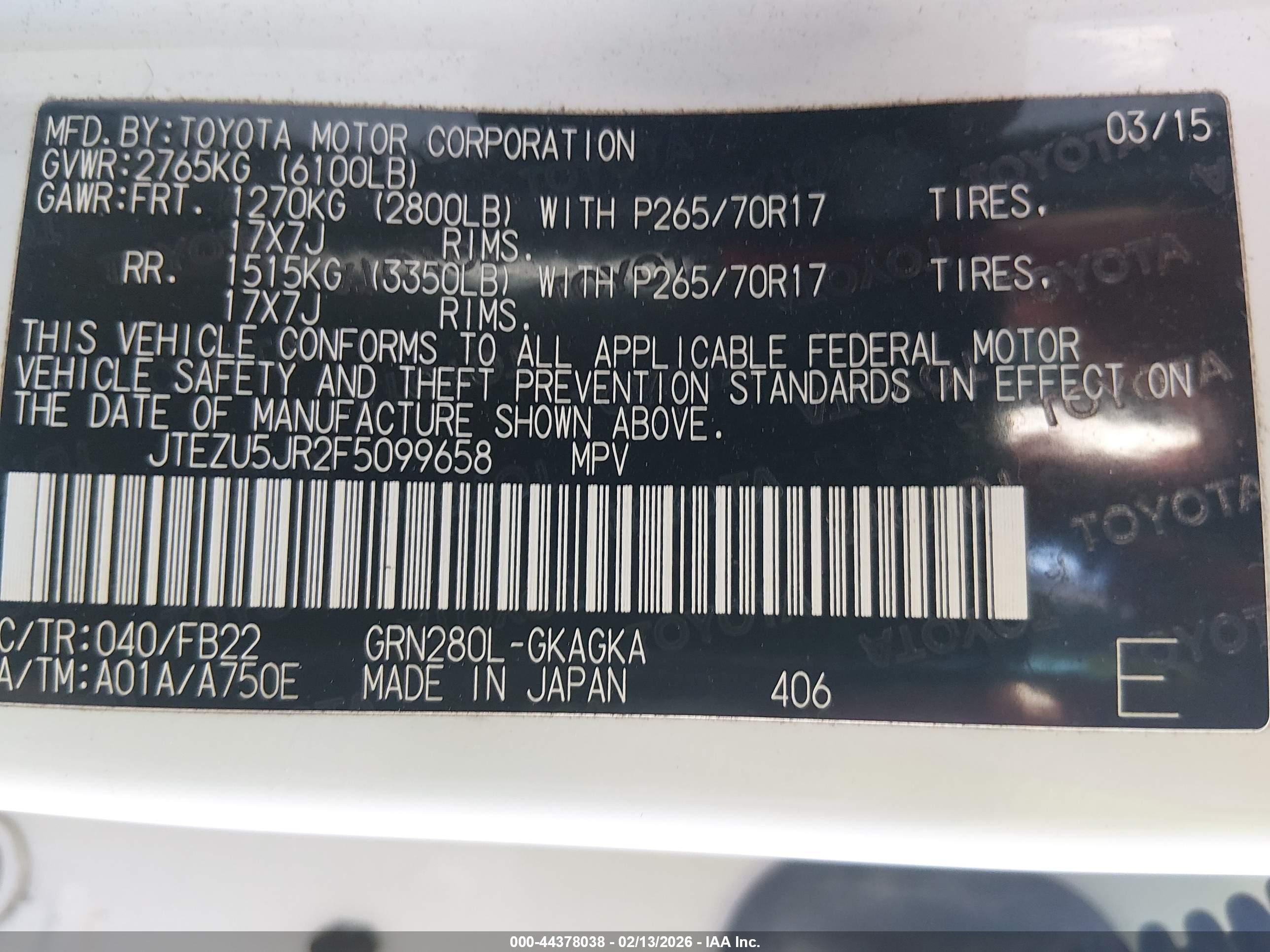 TOYOTA 4RUNNER image 9