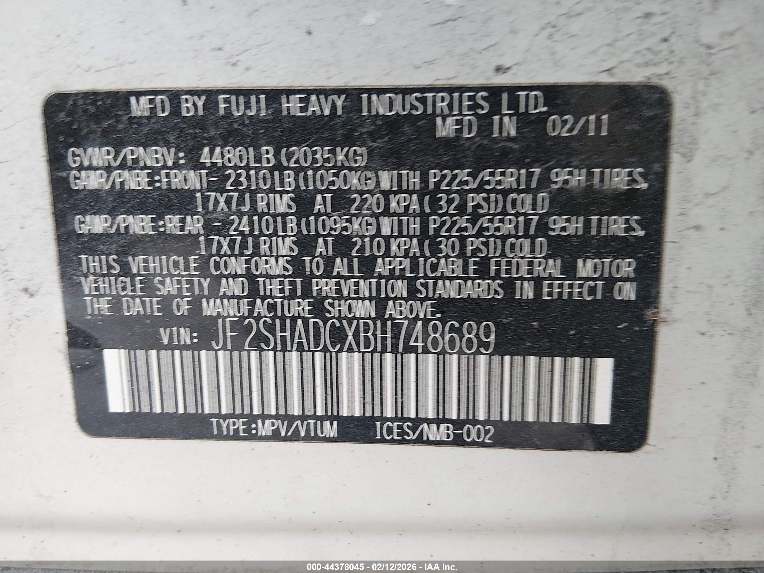 SUBARU FORESTER image 9