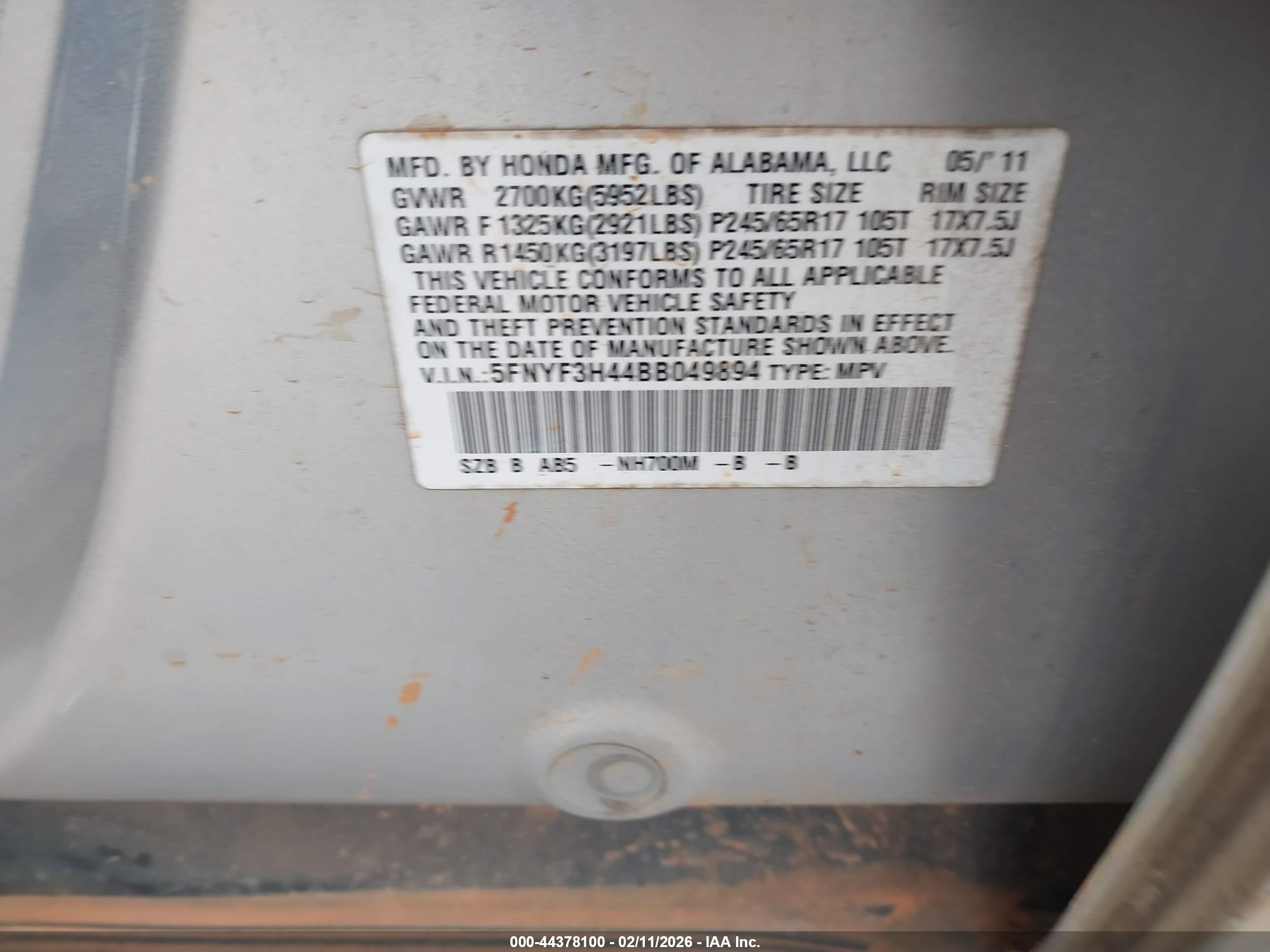 HONDA PILOT image 9