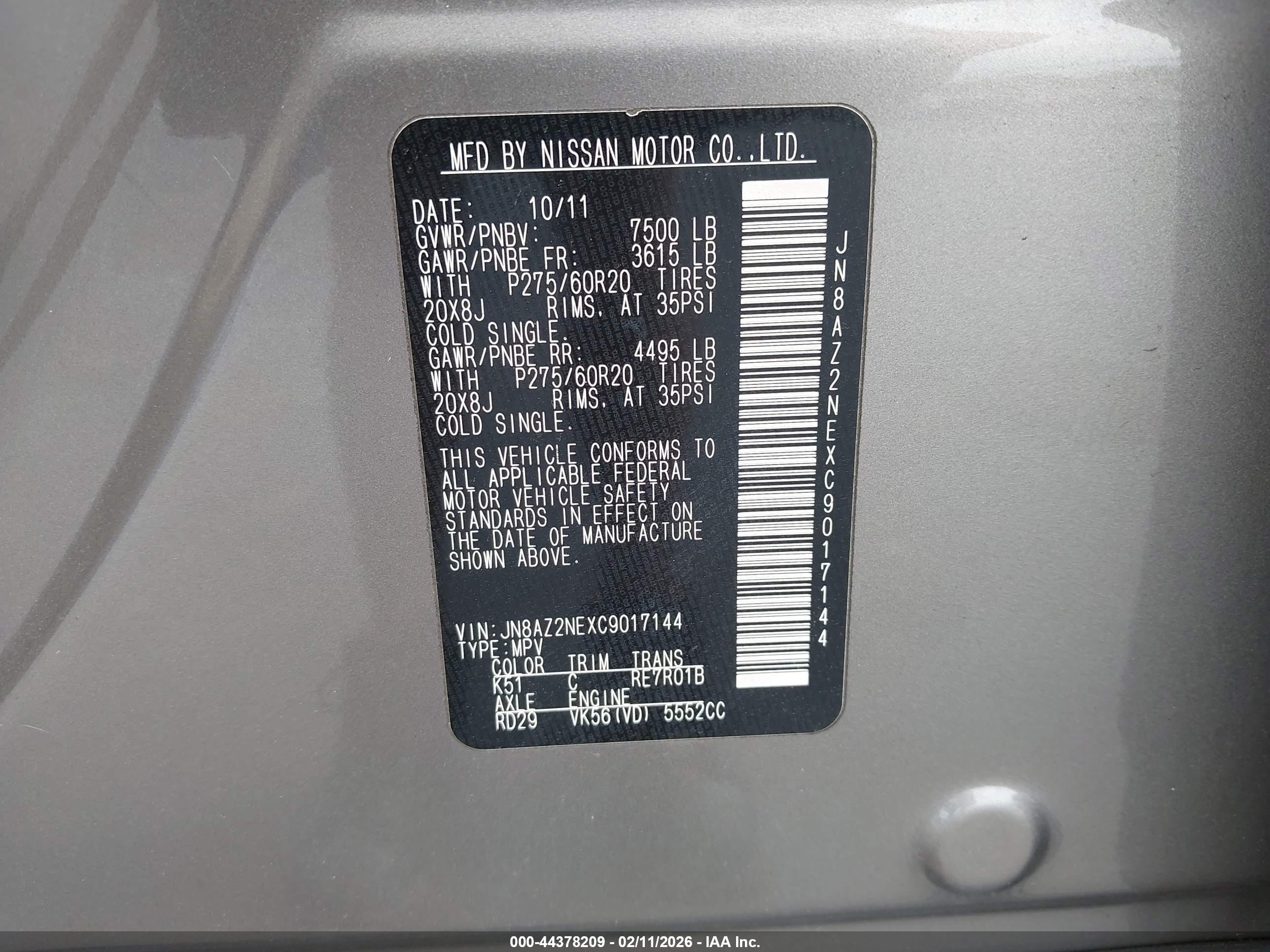 INFINITI QX56 image 9