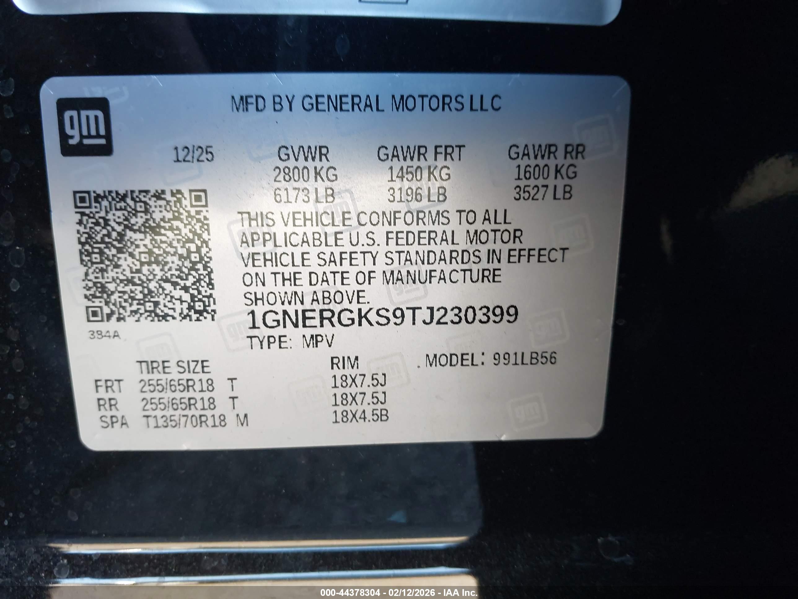 CHEVROLET TRAVERSE image 9