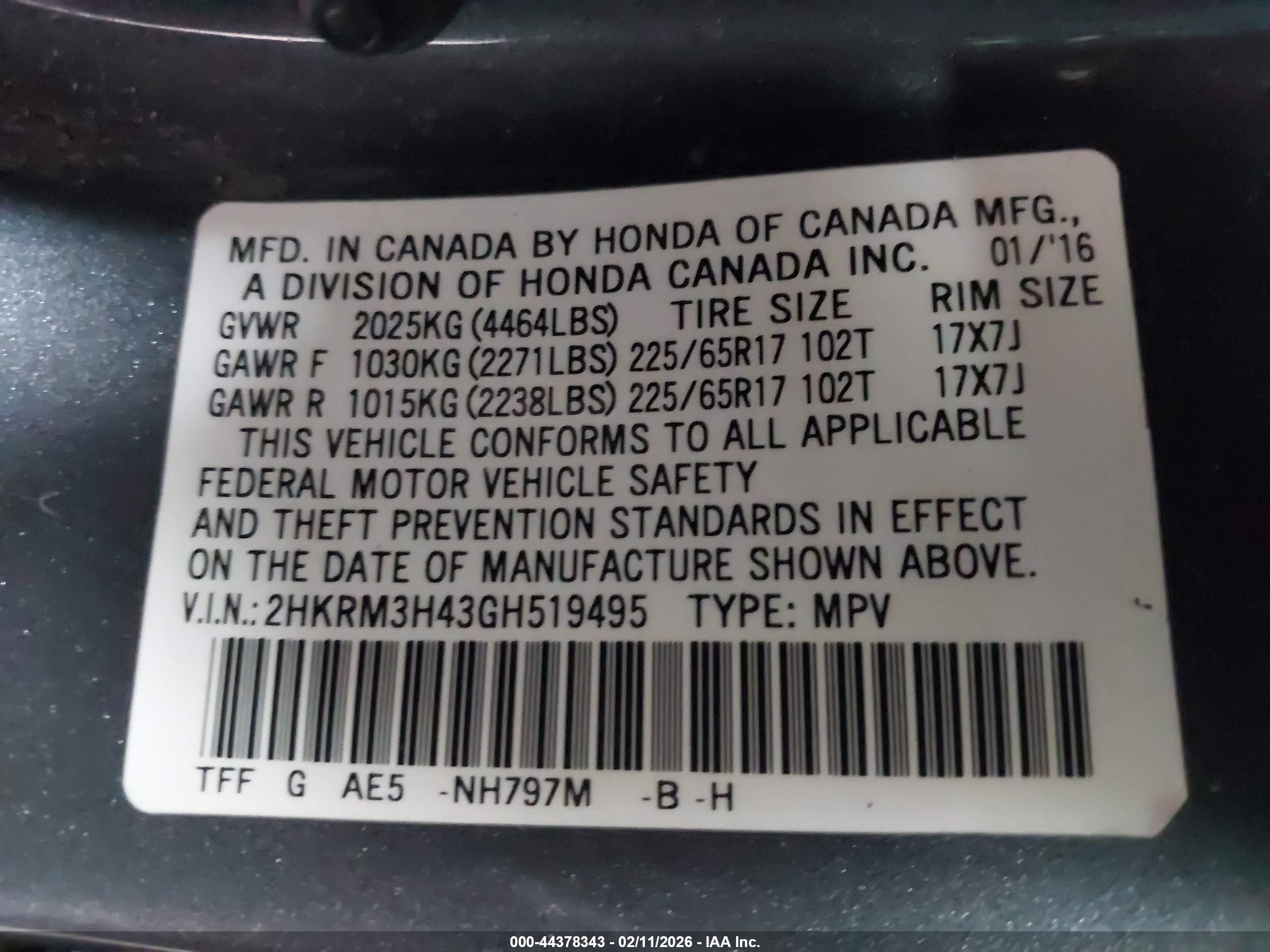 HONDA CR-V image 9