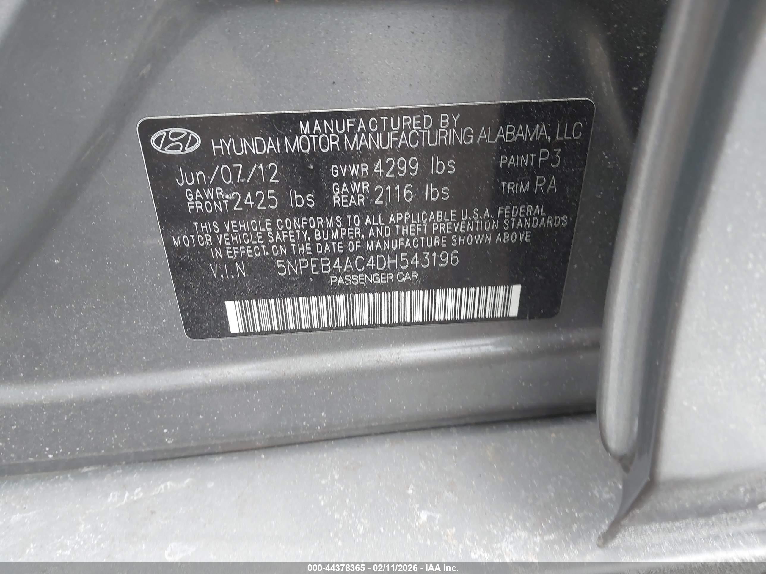 HYUNDAI SONATA image 9
