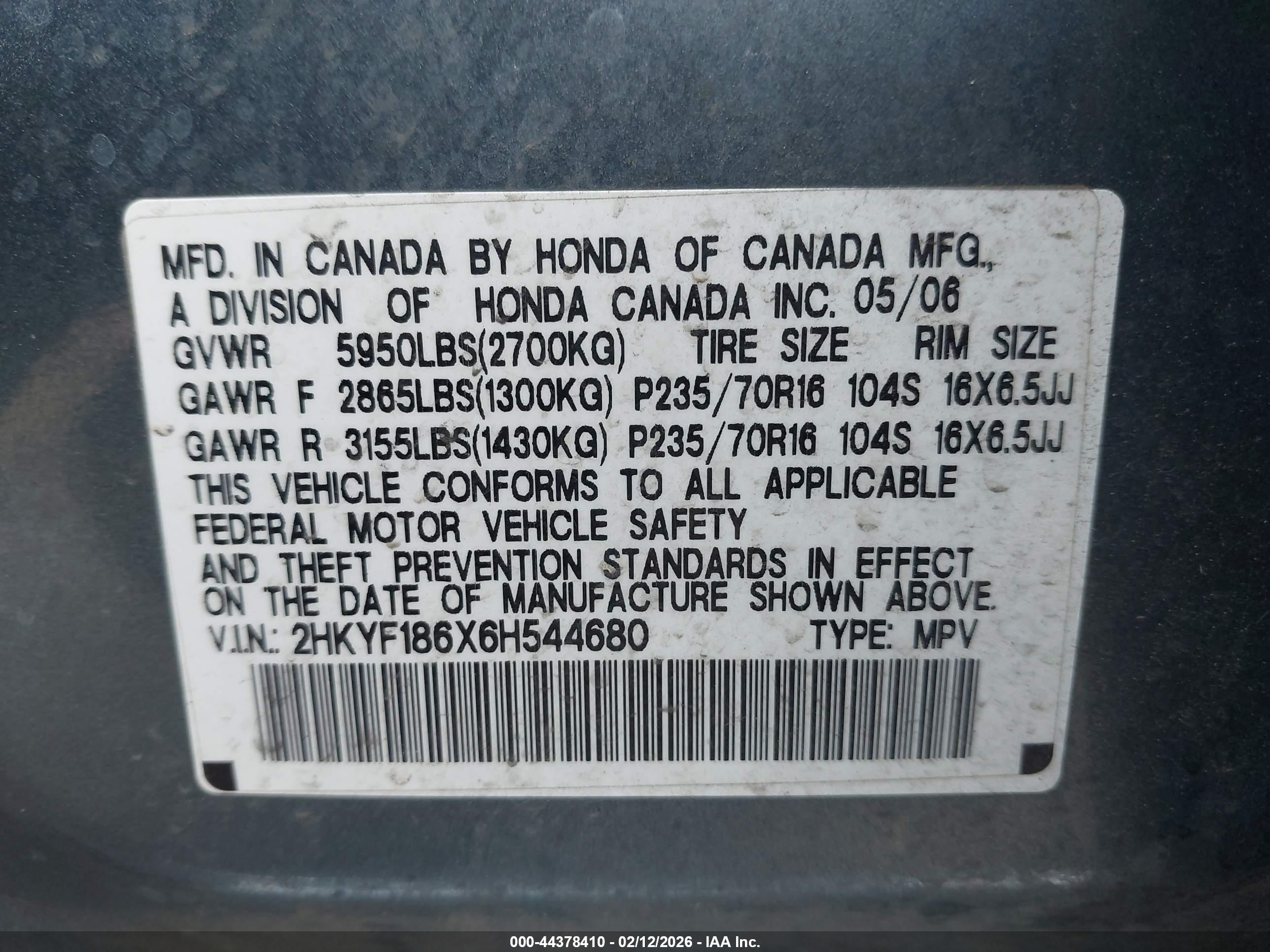 HONDA PILOT image 9