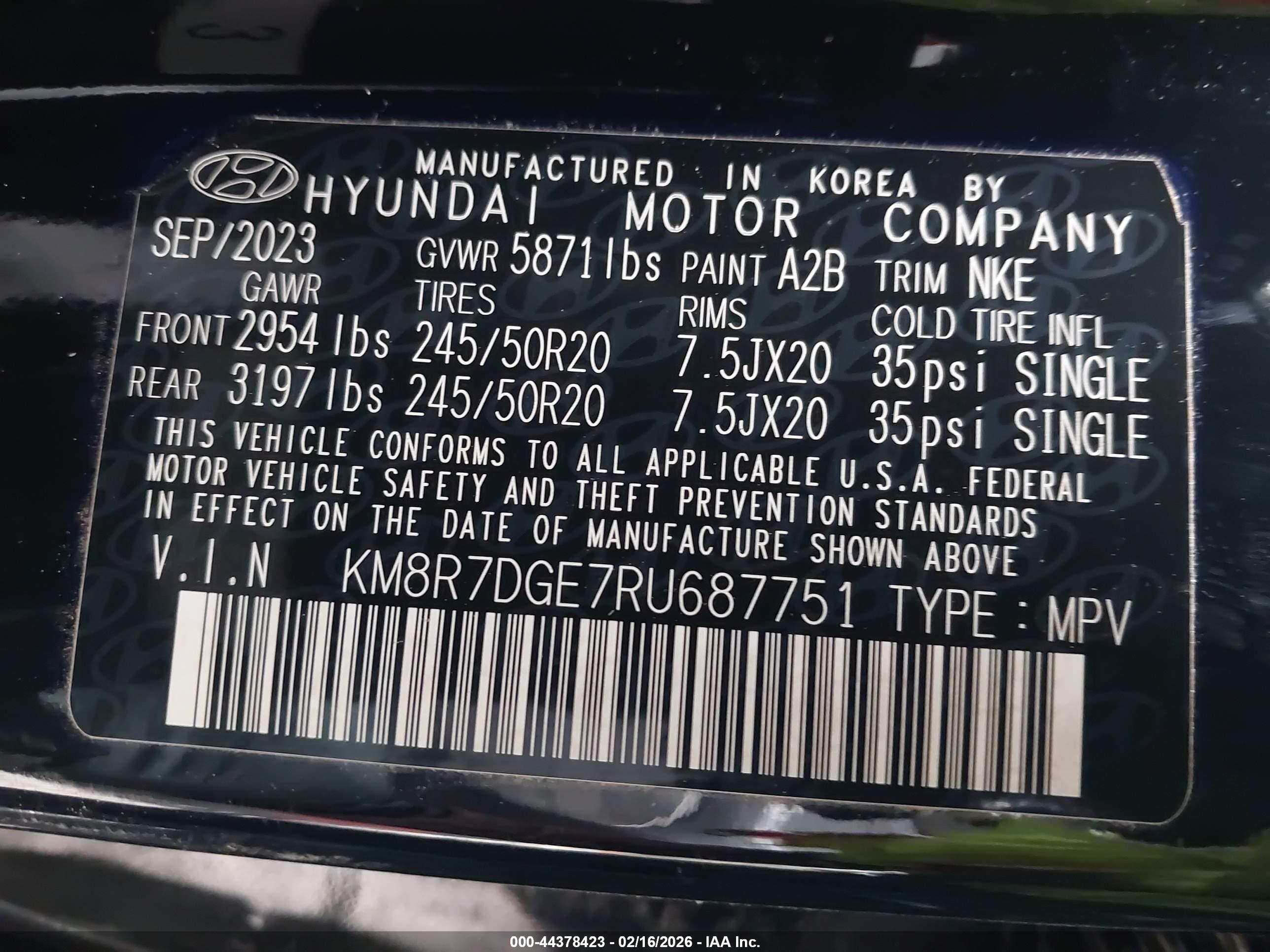HYUNDAI PALISADE image 9