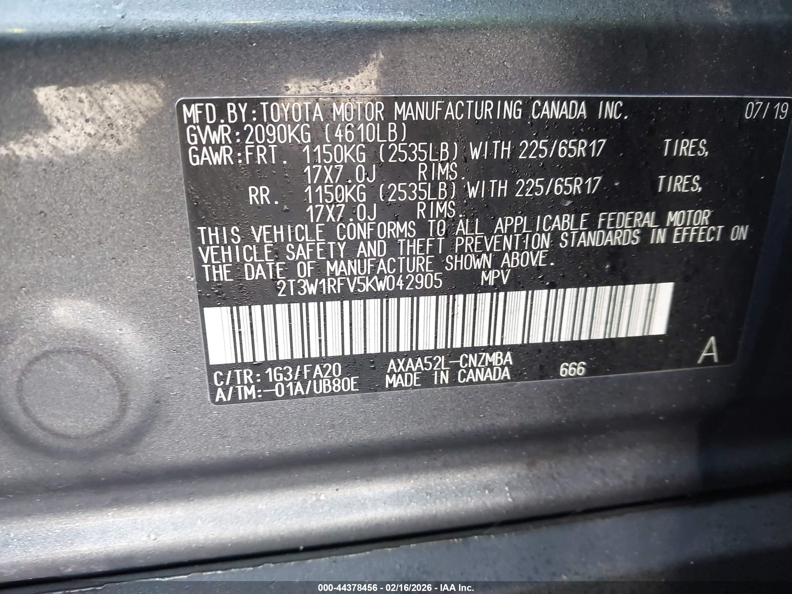TOYOTA RAV4 image 9