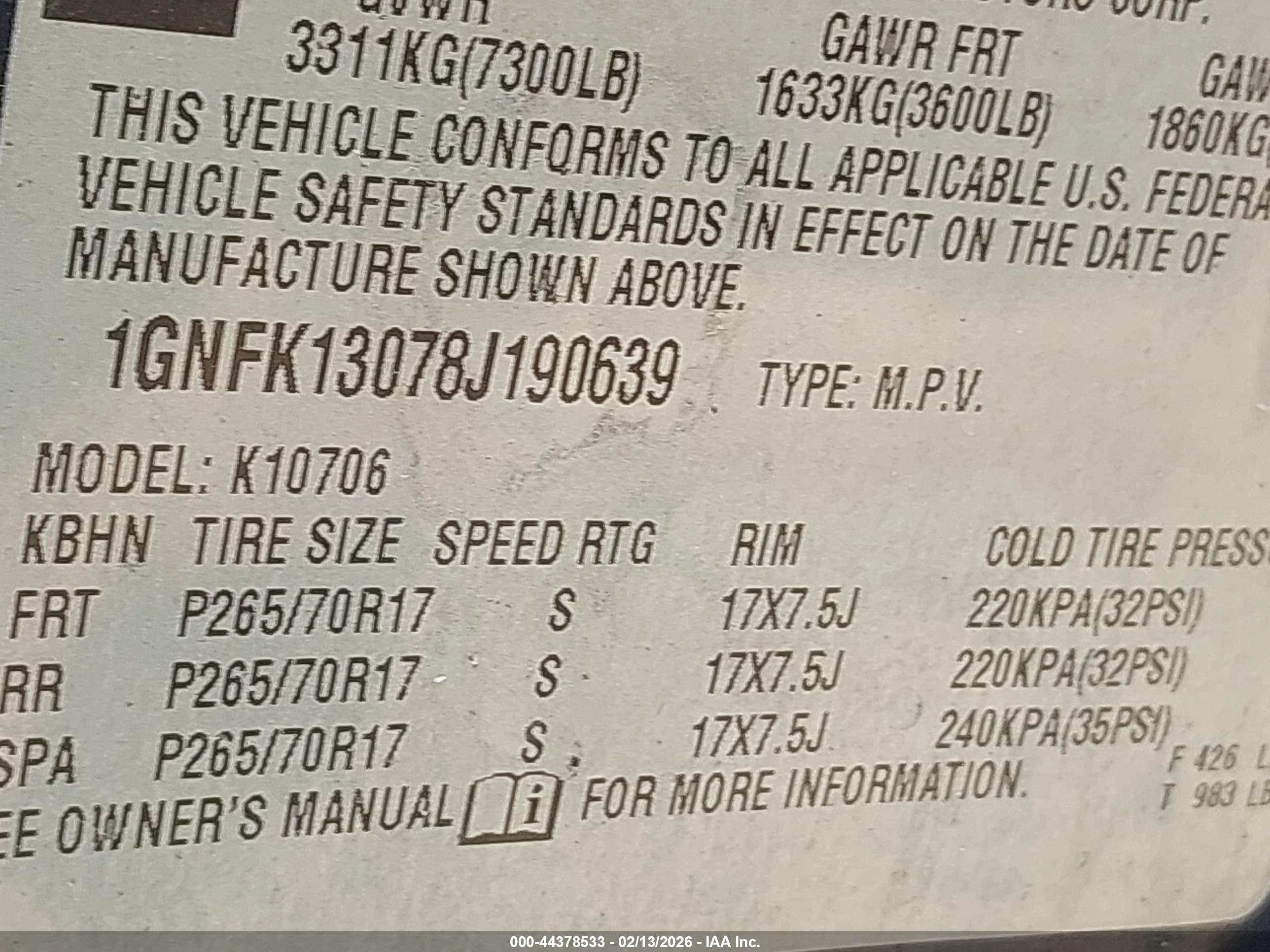 CHEVROLET TAHOE image 9