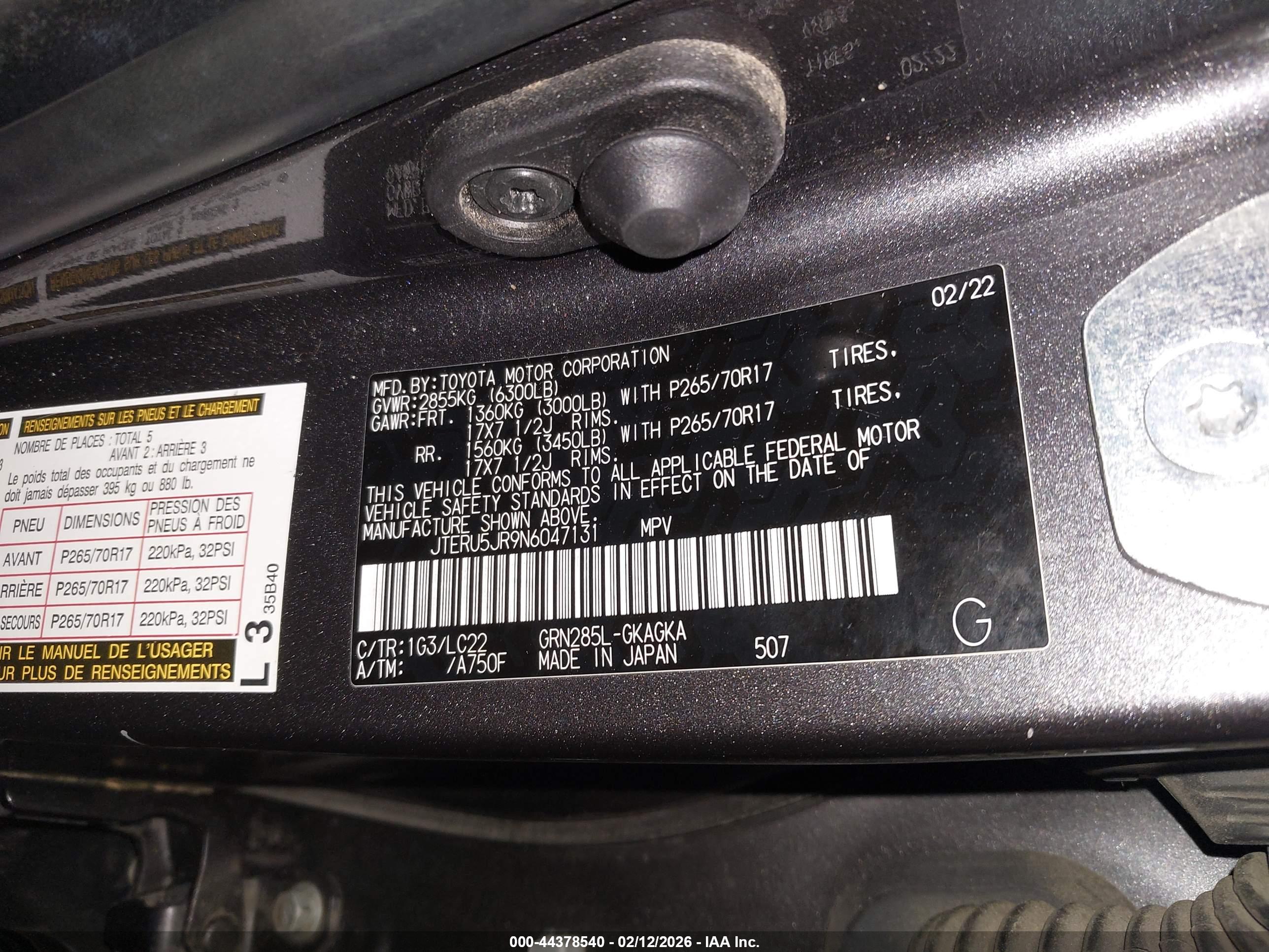 TOYOTA 4RUNNER image 9