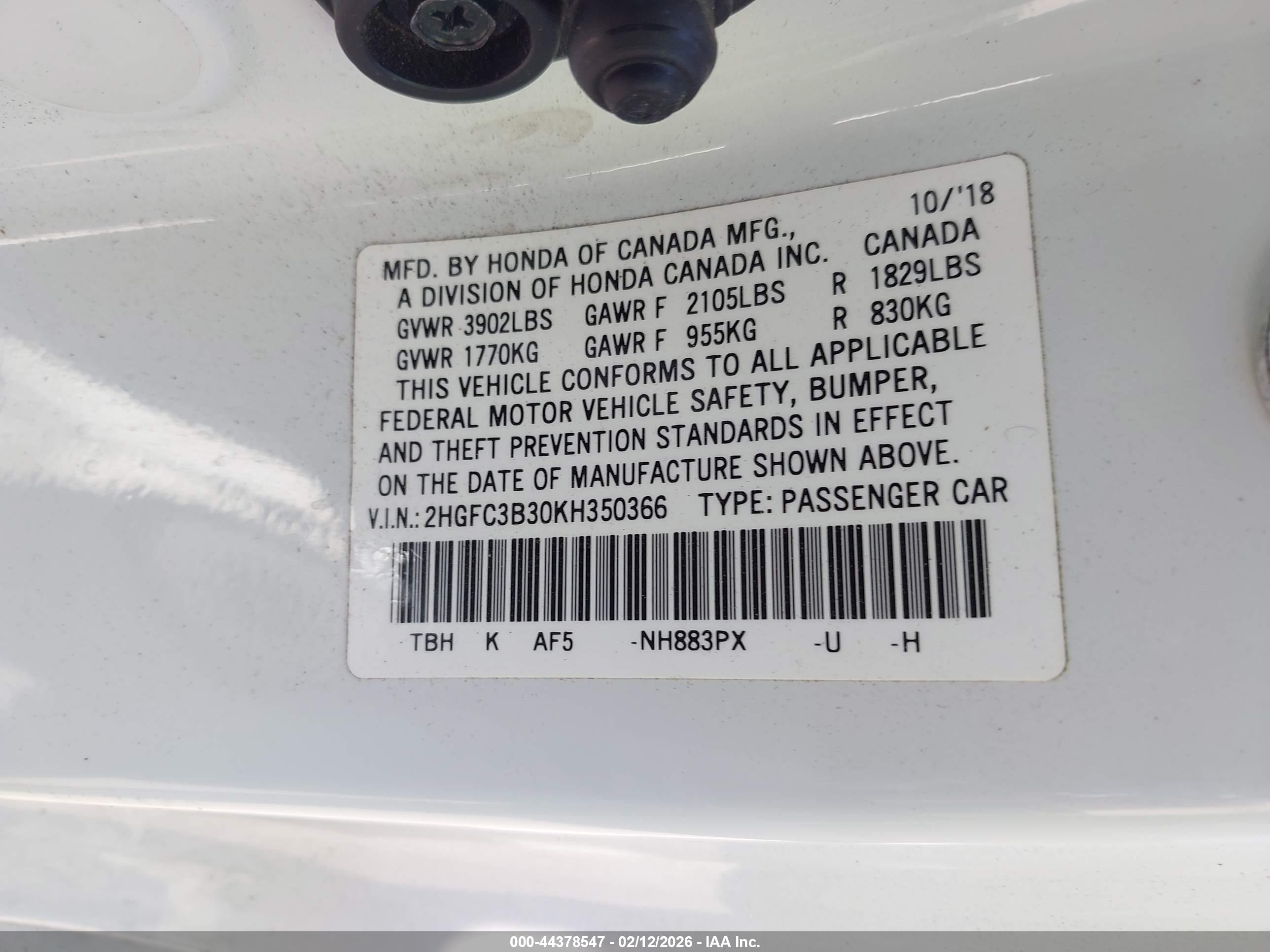 HONDA CIVIC image 9