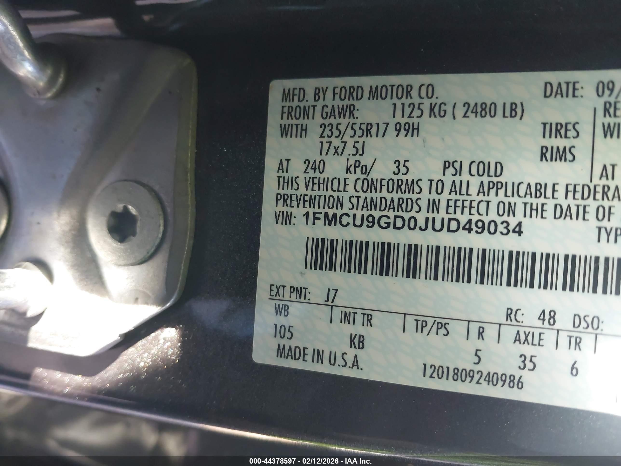 FORD ESCAPE image 9