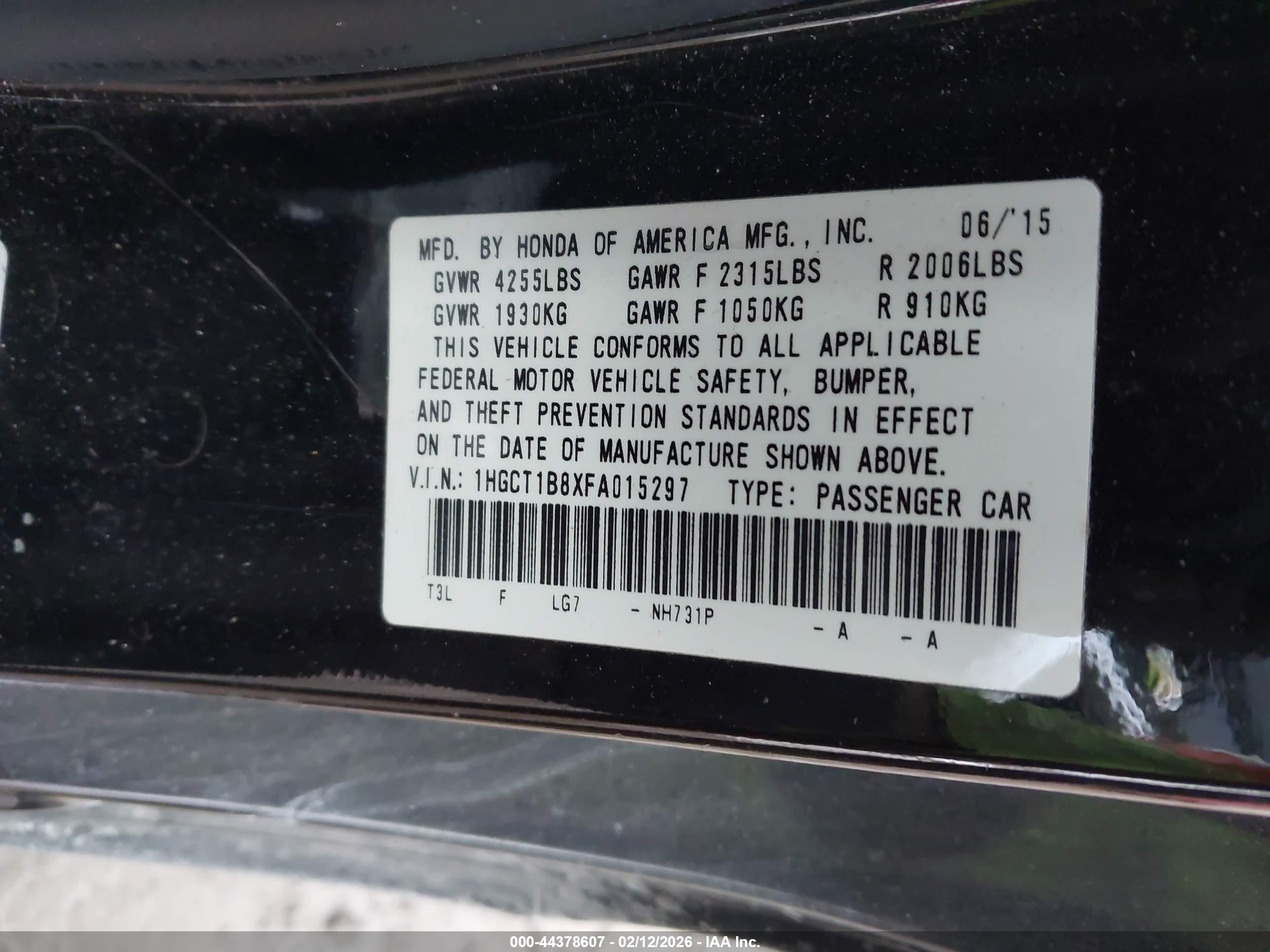 HONDA ACCORD image 9