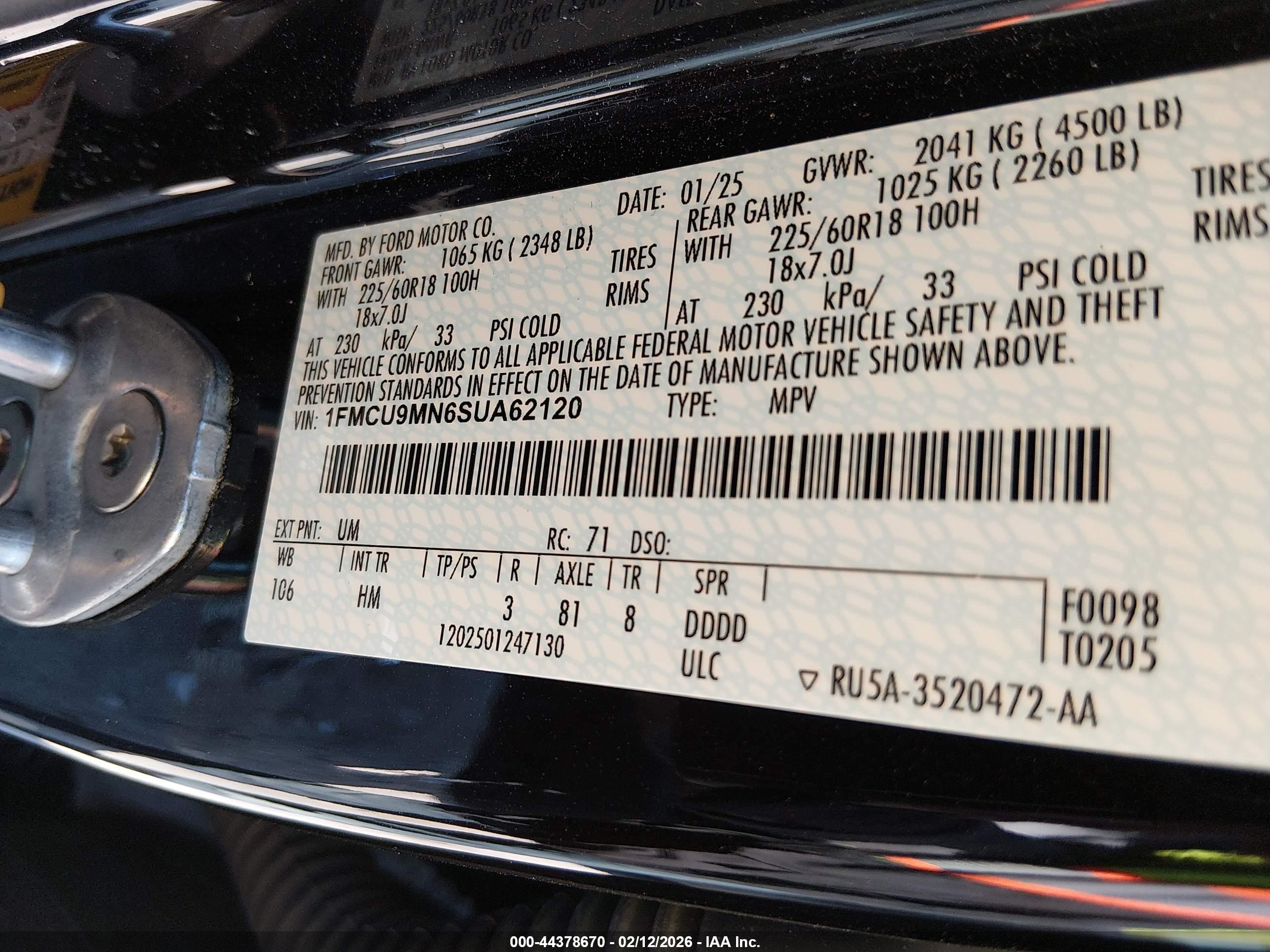 FORD ESCAPE image 9