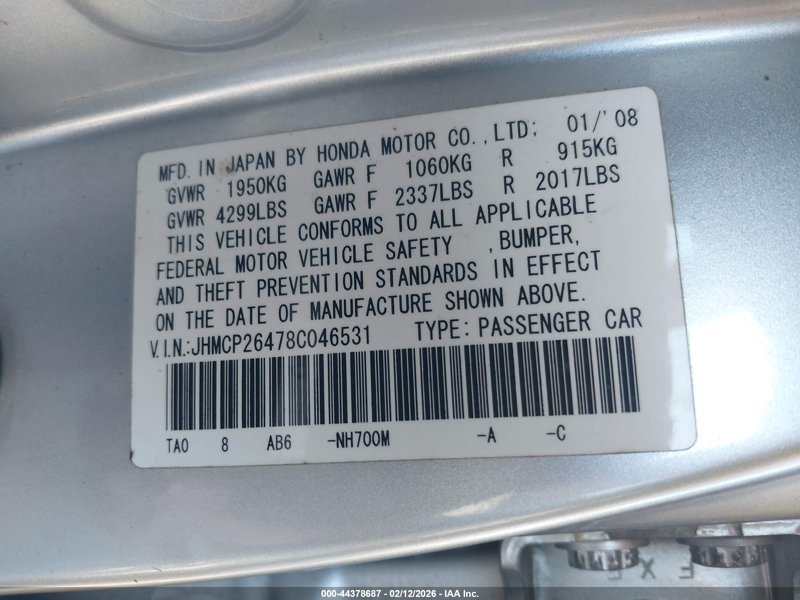 HONDA ACCORD image 9