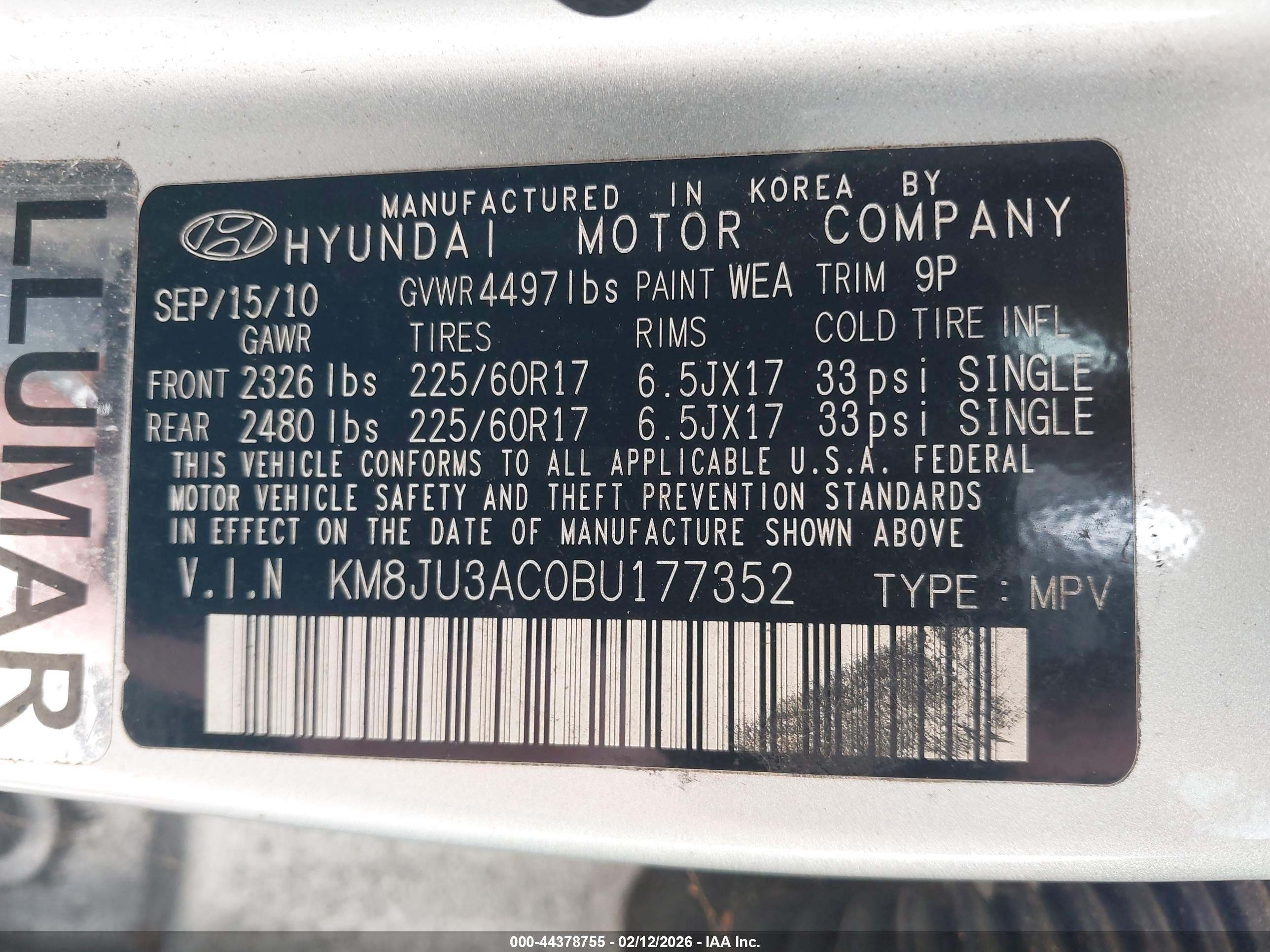 HYUNDAI TUCSON image 9