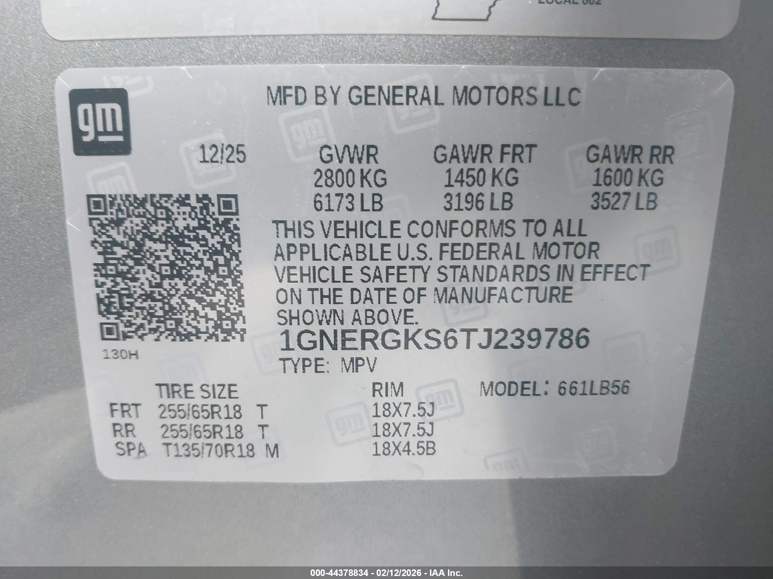 CHEVROLET TRAVERSE image 9