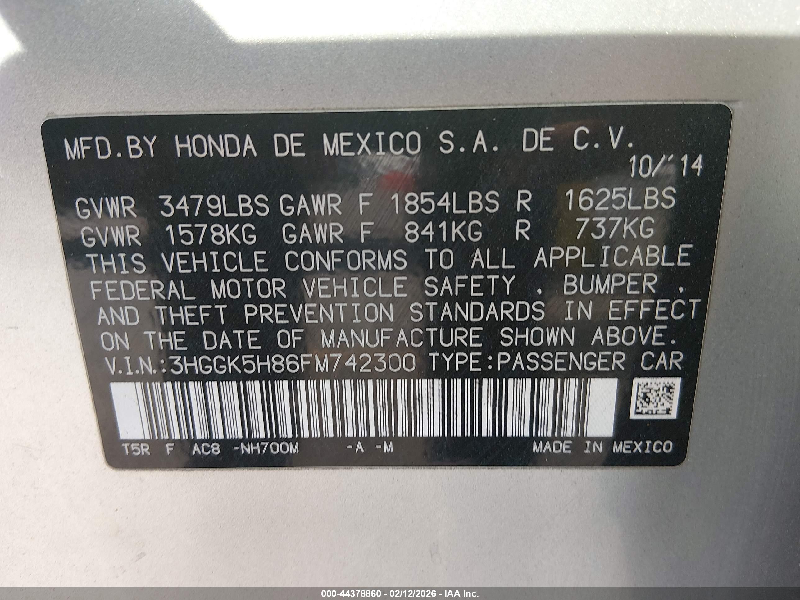 HONDA FIT image 9