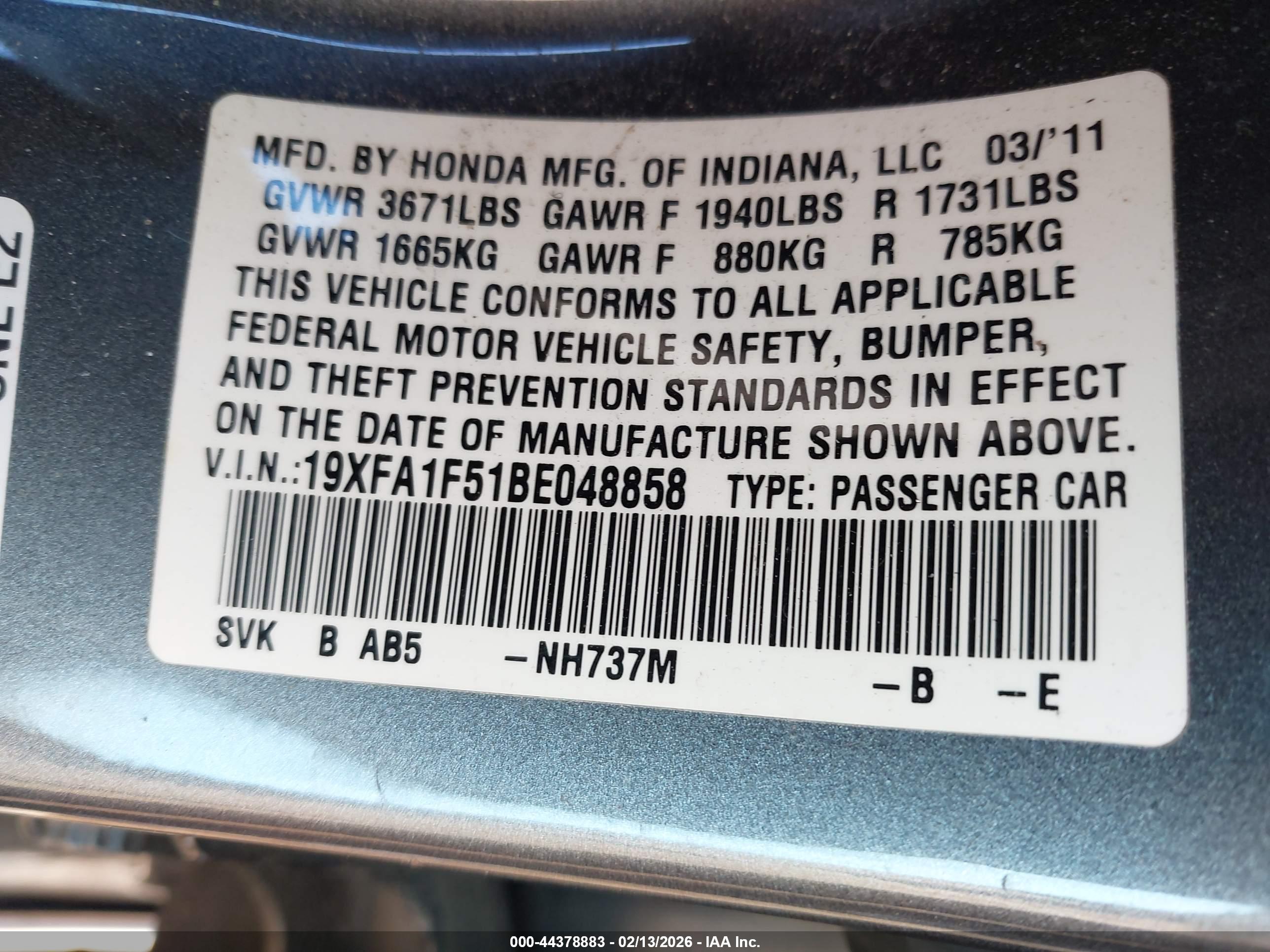 HONDA CIVIC image 9