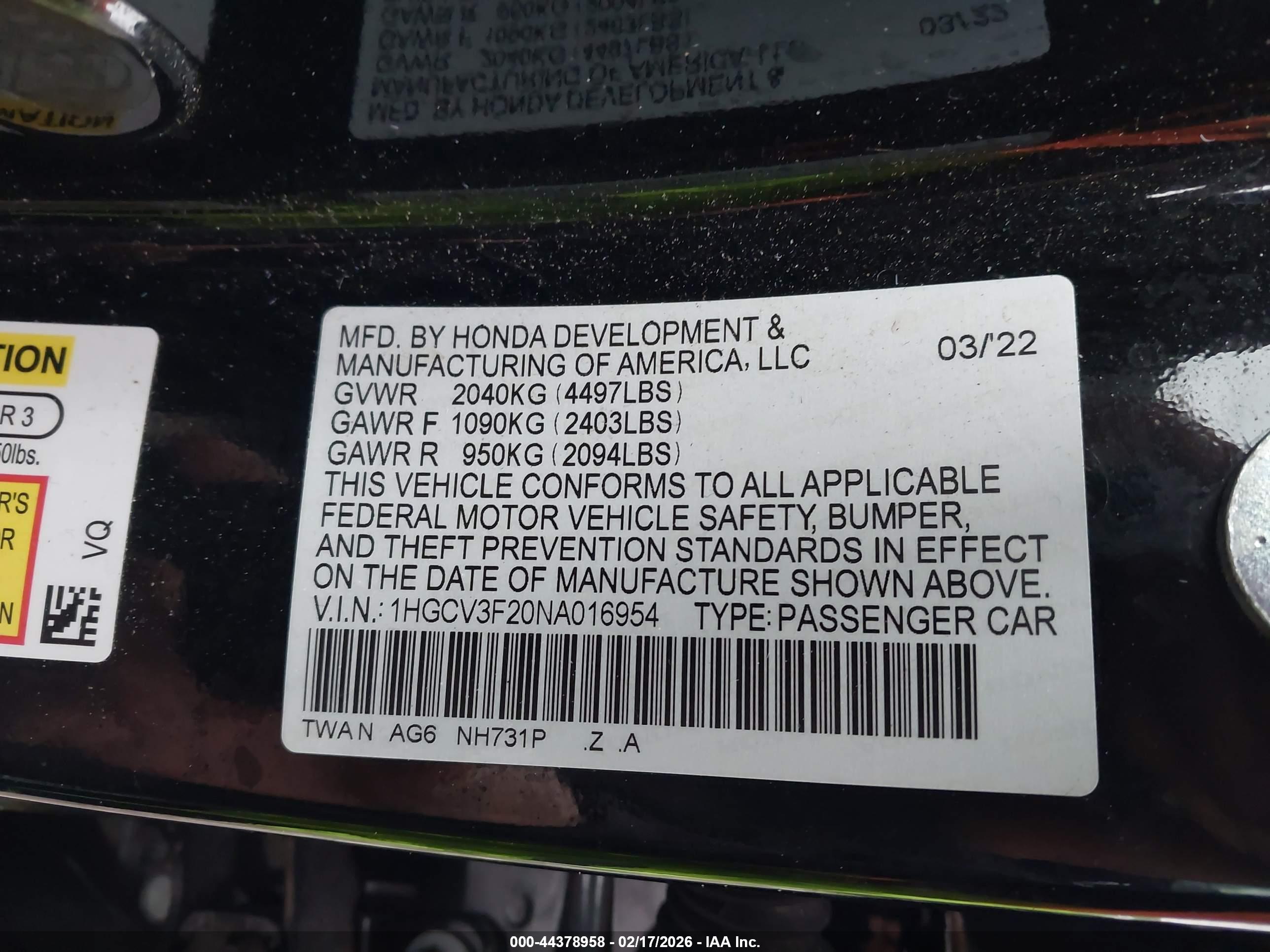 HONDA ACCORD image 9