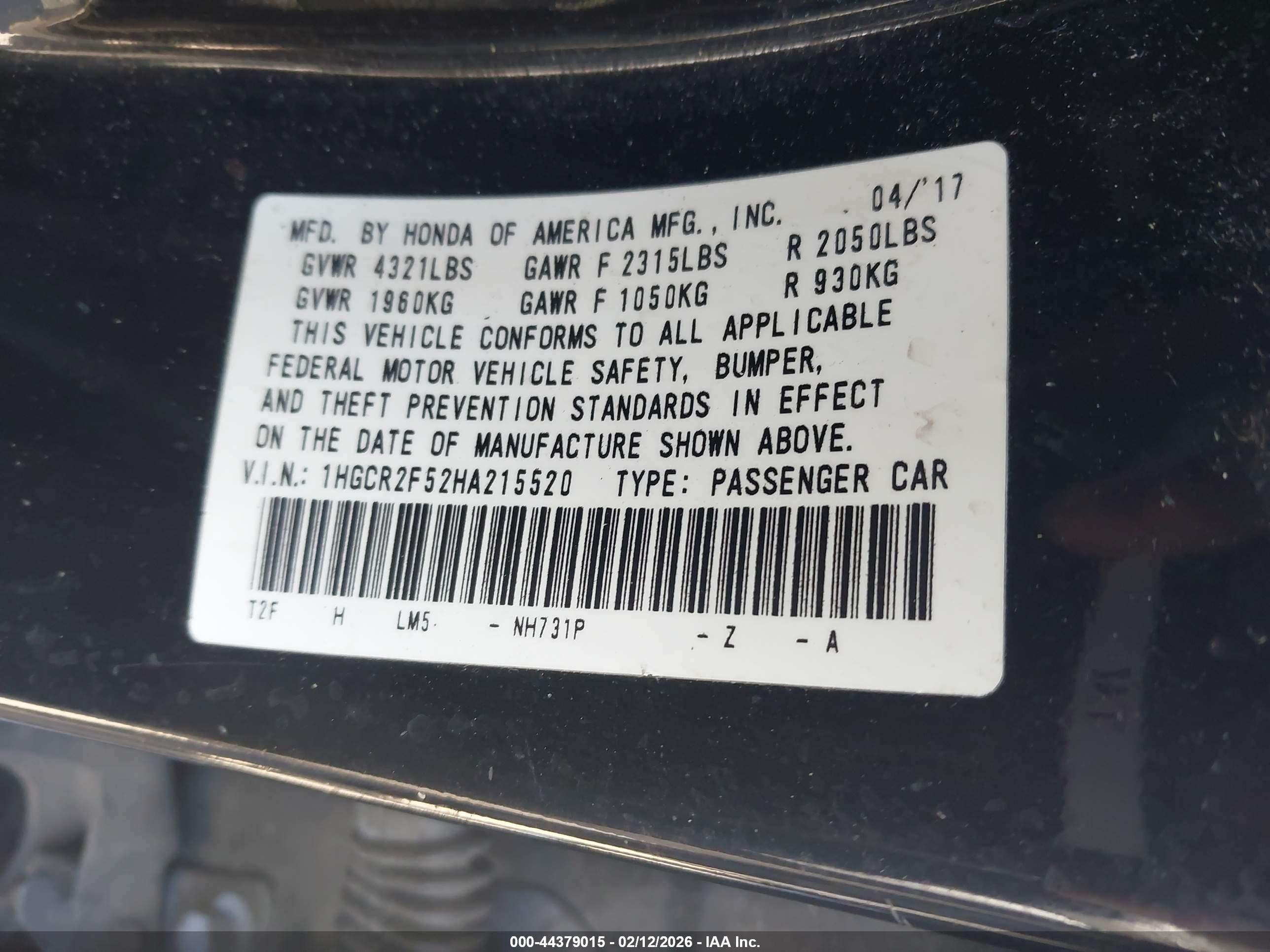 HONDA ACCORD image 9