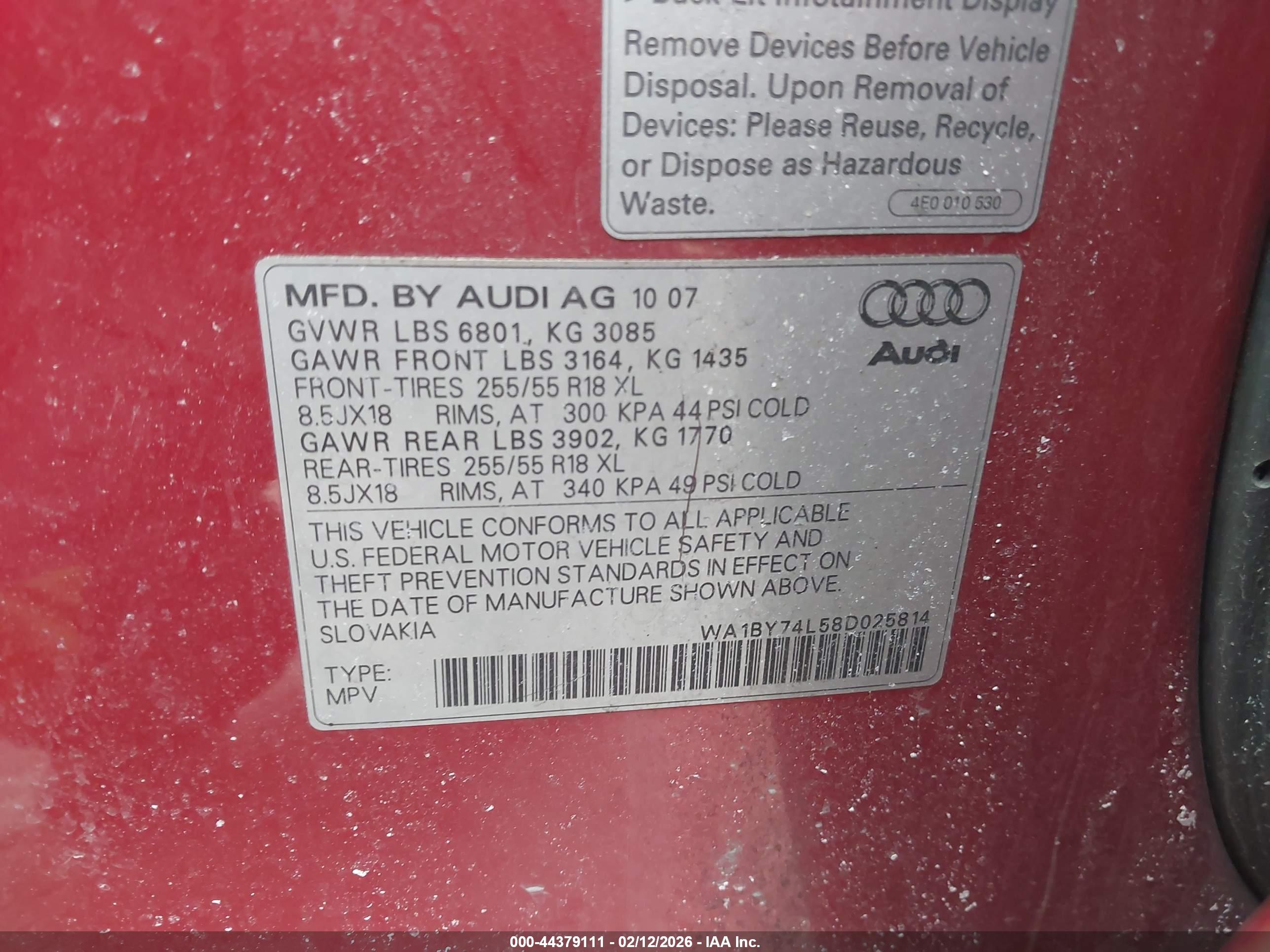 AUDI Q7 image 9